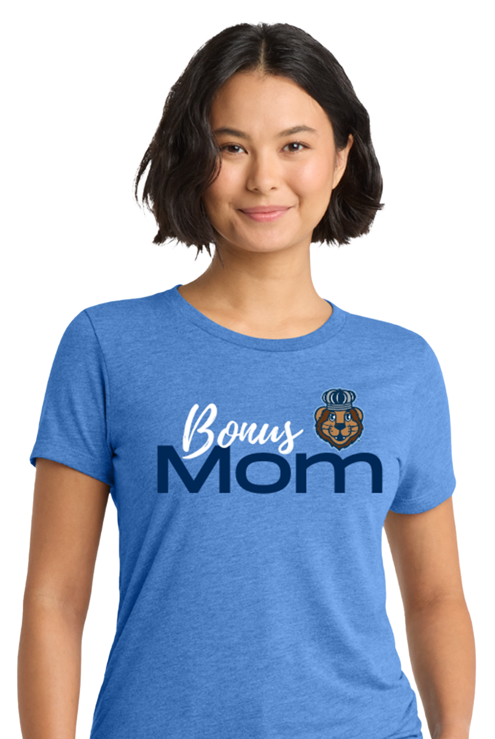Old Dominion University, ODU Best MOM, Bonus Mom, Women’s Tri-Blend T-Shirt - Carolina Blue