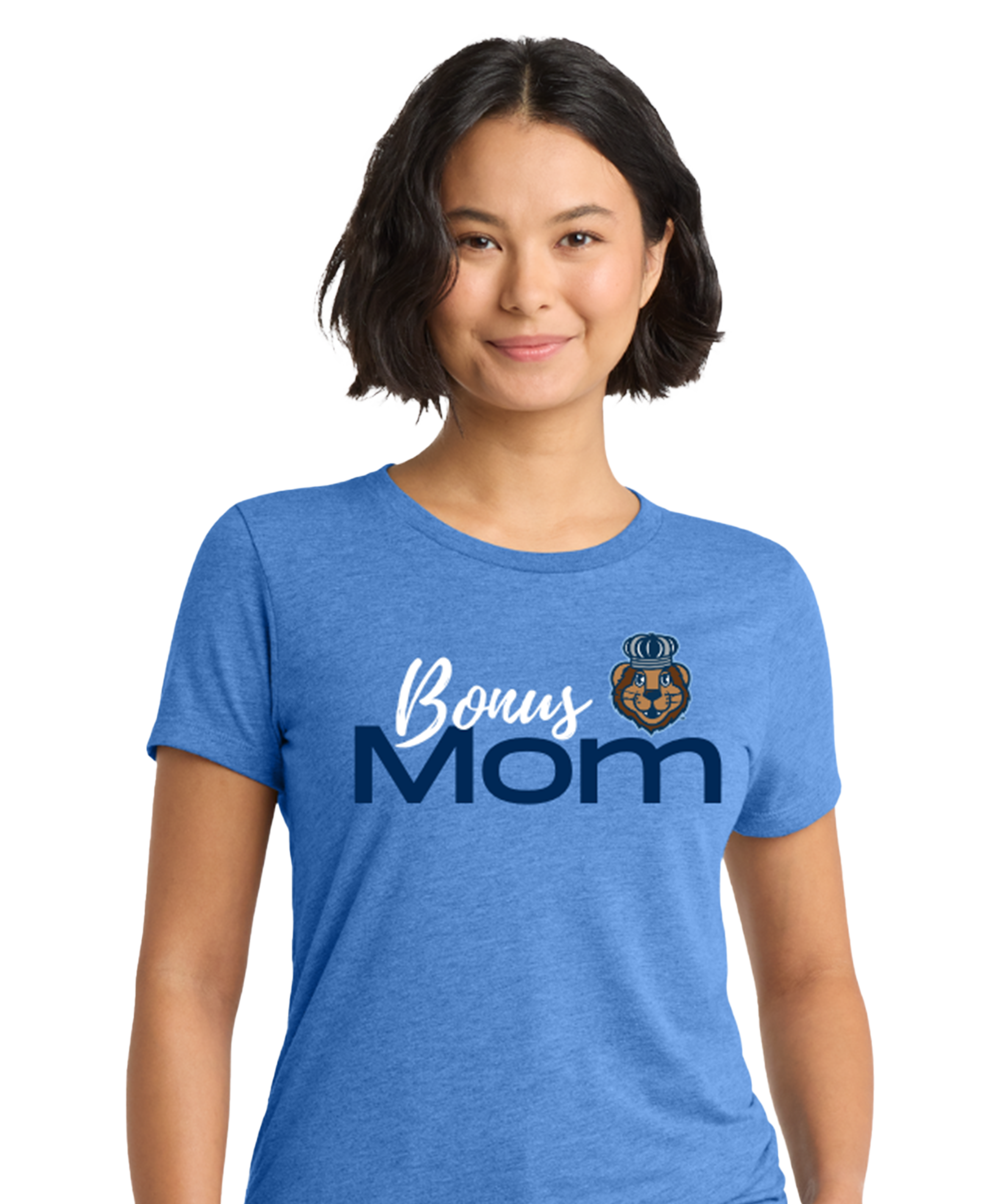 Old Dominion University, ODU Best MOM, Bonus Mom, Women’s Tri-Blend T-Shirt - Carolina Blue