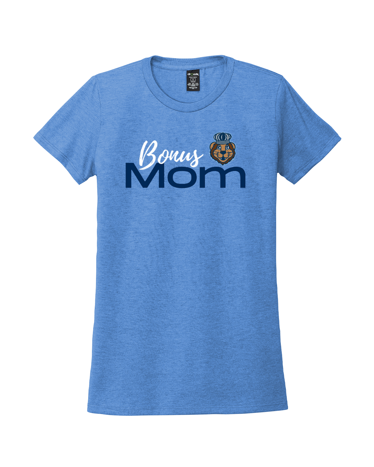 Old Dominion University, ODU Best MOM, Bonus Mom, Women’s Tri-Blend T-Shirt - Carolina Blue