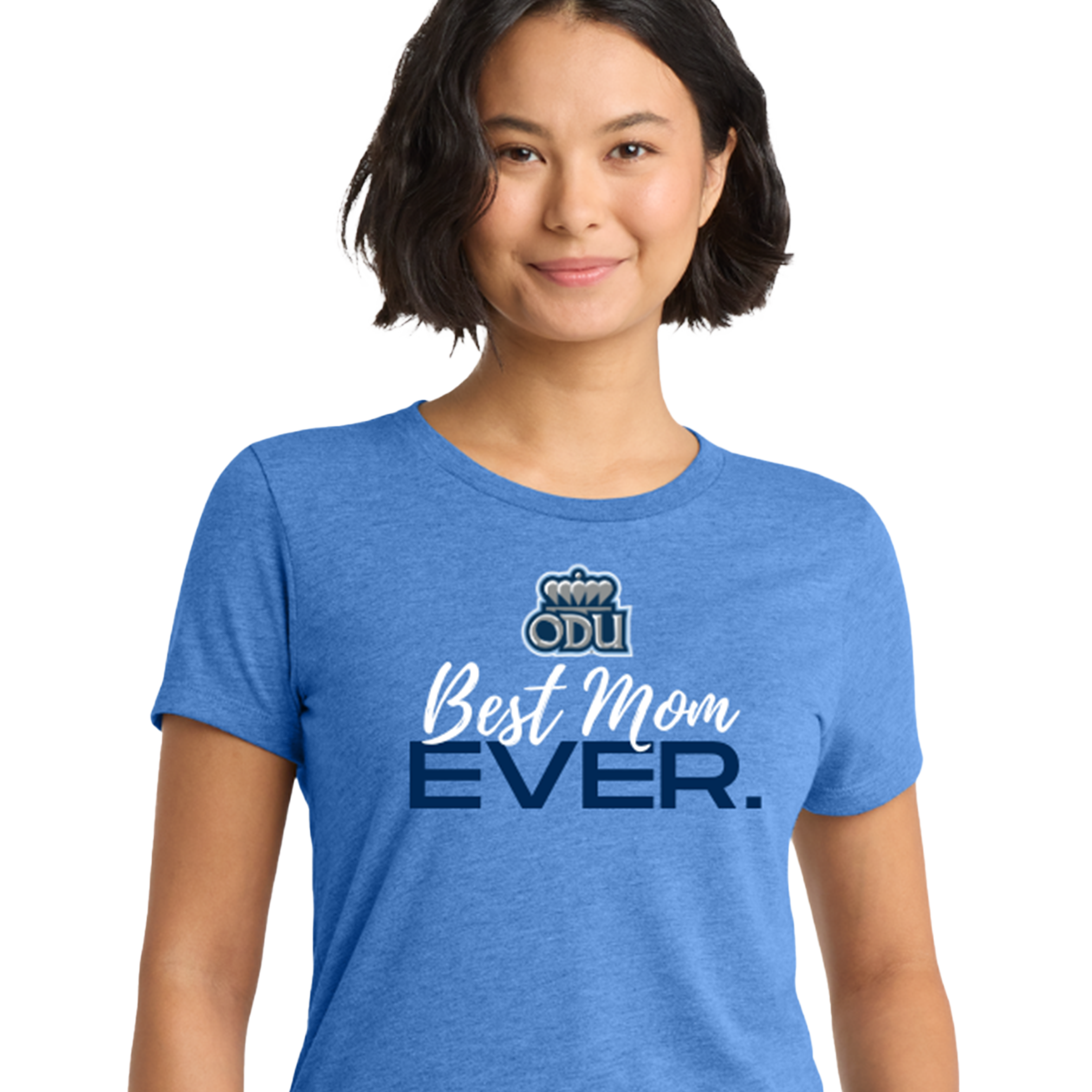 Old Dominion University, ODU, Best Mom Ever, Women’s Tri-Blend T-Shirt - Carolina Blue