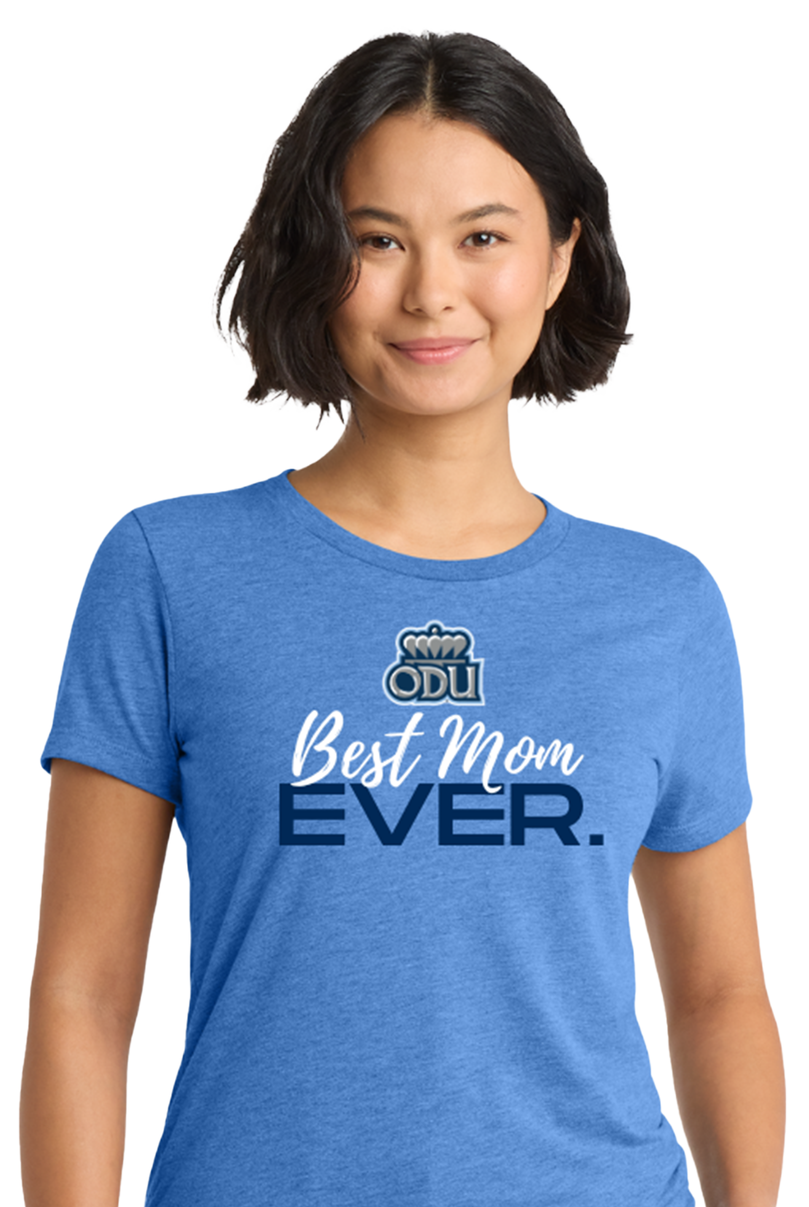 Old Dominion University, ODU, Best Mom Ever, Women’s Tri-Blend T-Shirt - Carolina Blue