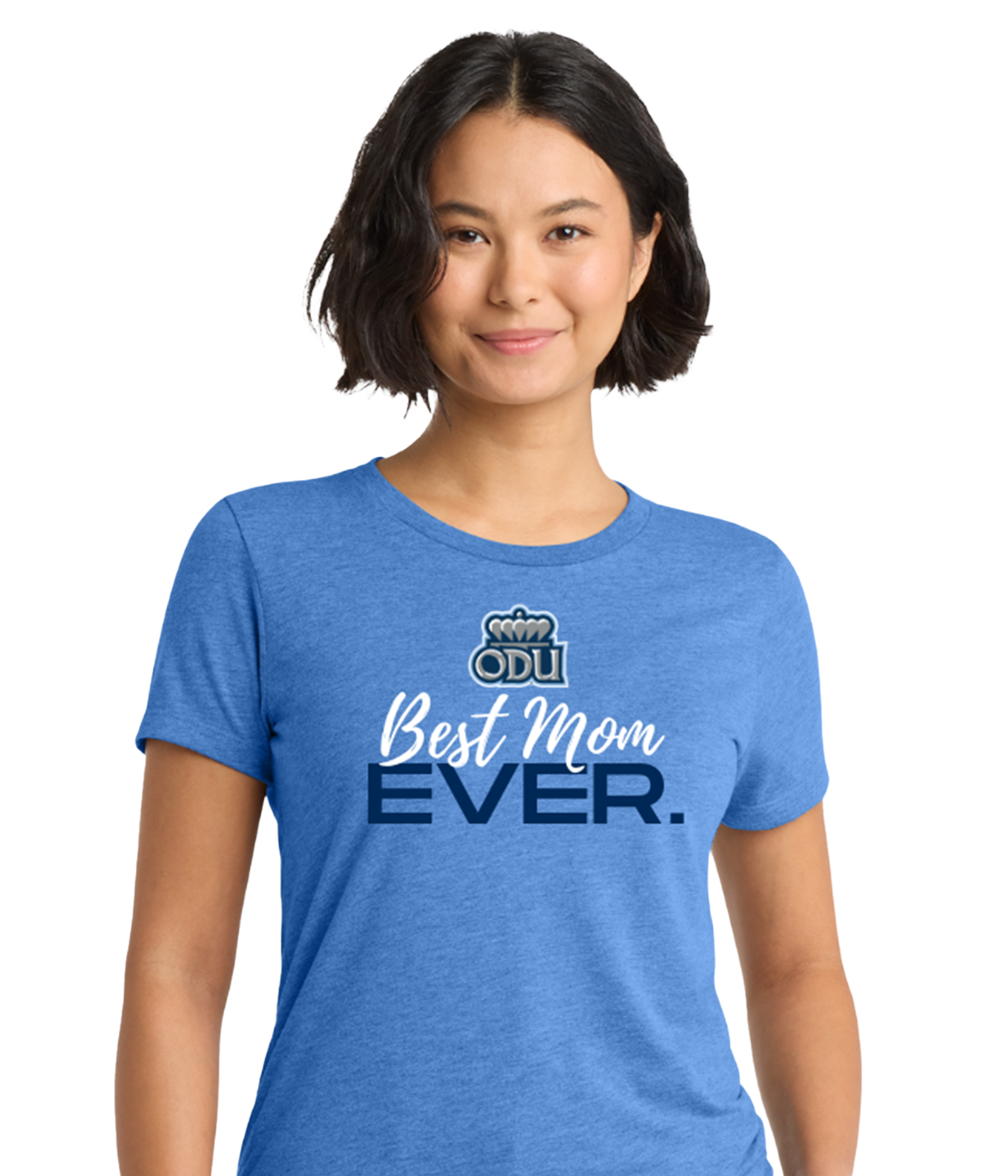 Old Dominion University, ODU, Best Mom Ever, Women’s Tri-Blend T-Shirt - Carolina Blue