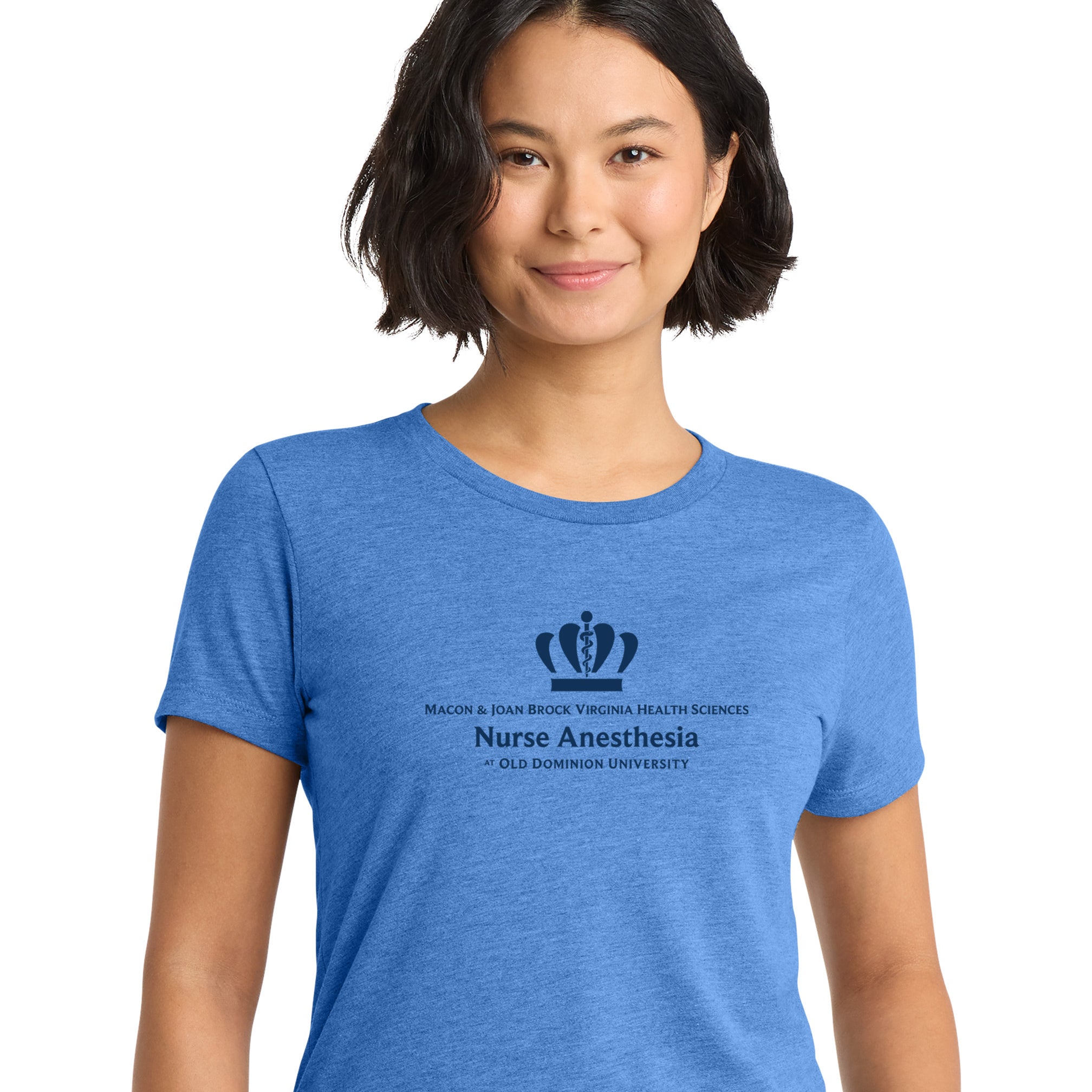 Old Dominion University, Nurse Anesthesia, Women’s Tri-Blend T - Shirt - Carolina Blue