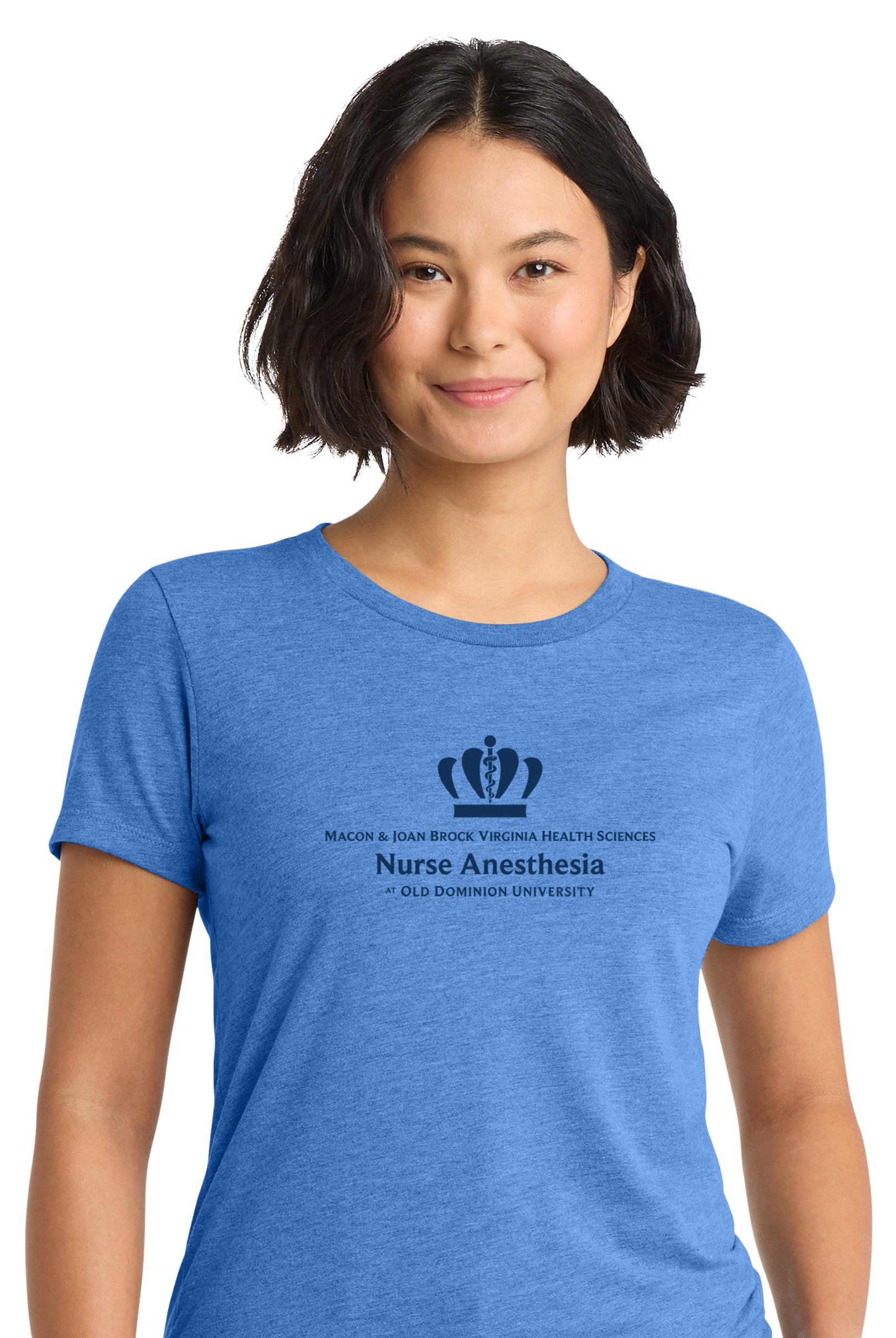Old Dominion University, Nurse Anesthesia, Women’s Tri-Blend T - Shirt - Carolina Blue