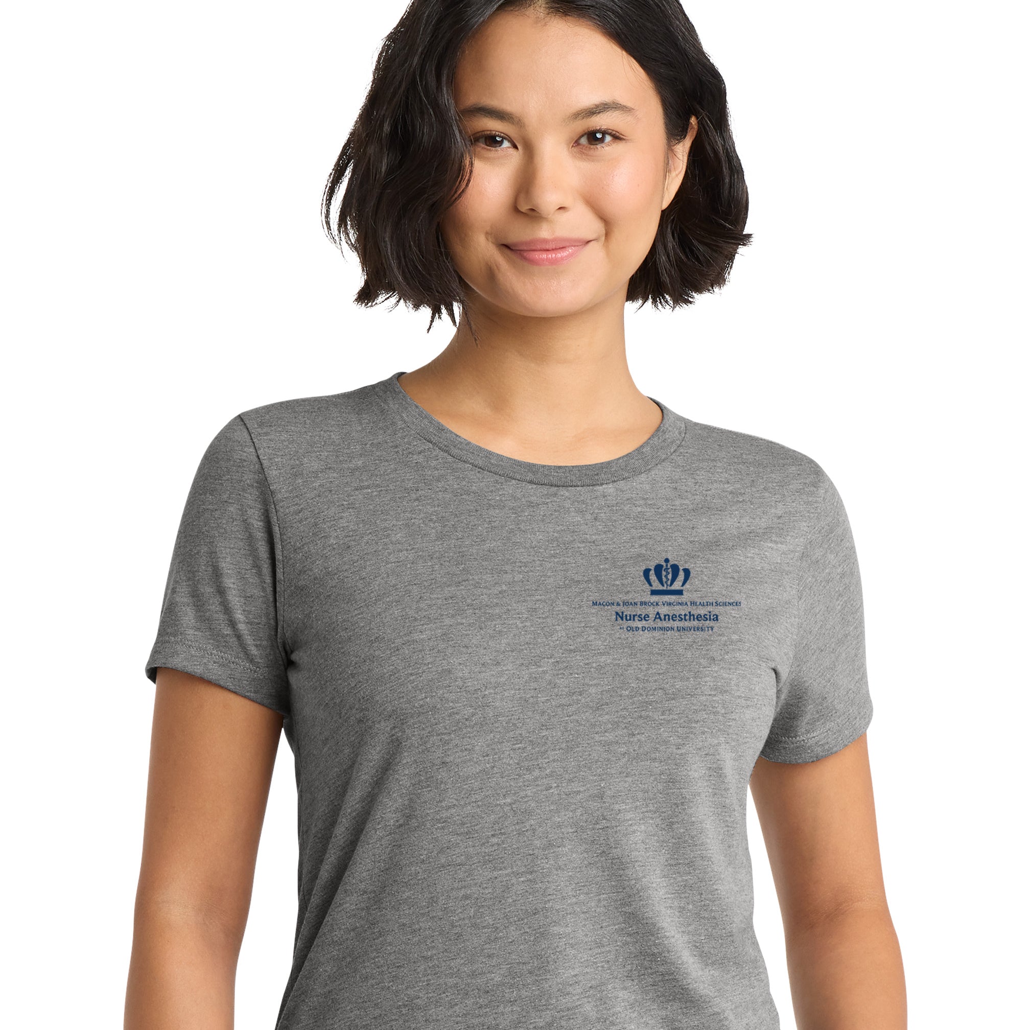Old Dominion University, Nurse Anesthesia, Women’s Tri-Blend T - Shirt - Grey
