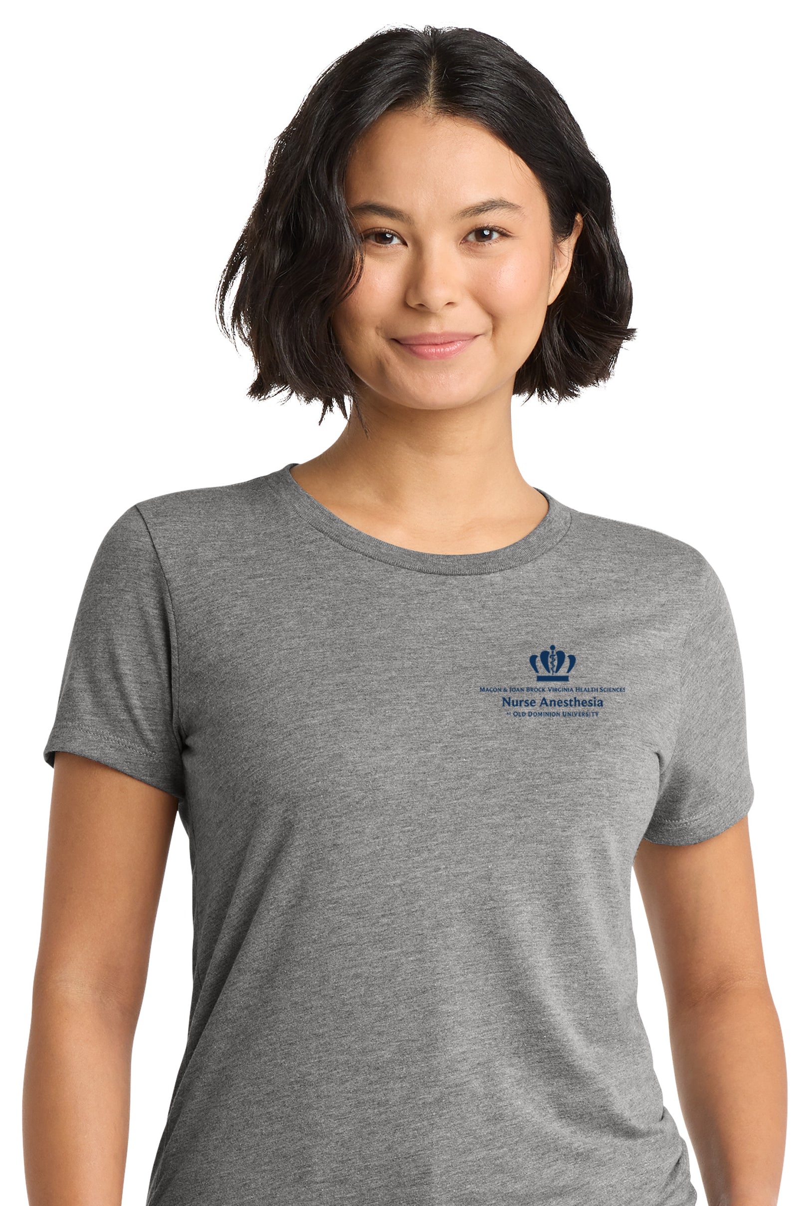 Old Dominion University, Nurse Anesthesia, Women’s Tri-Blend T - Shirt - Grey