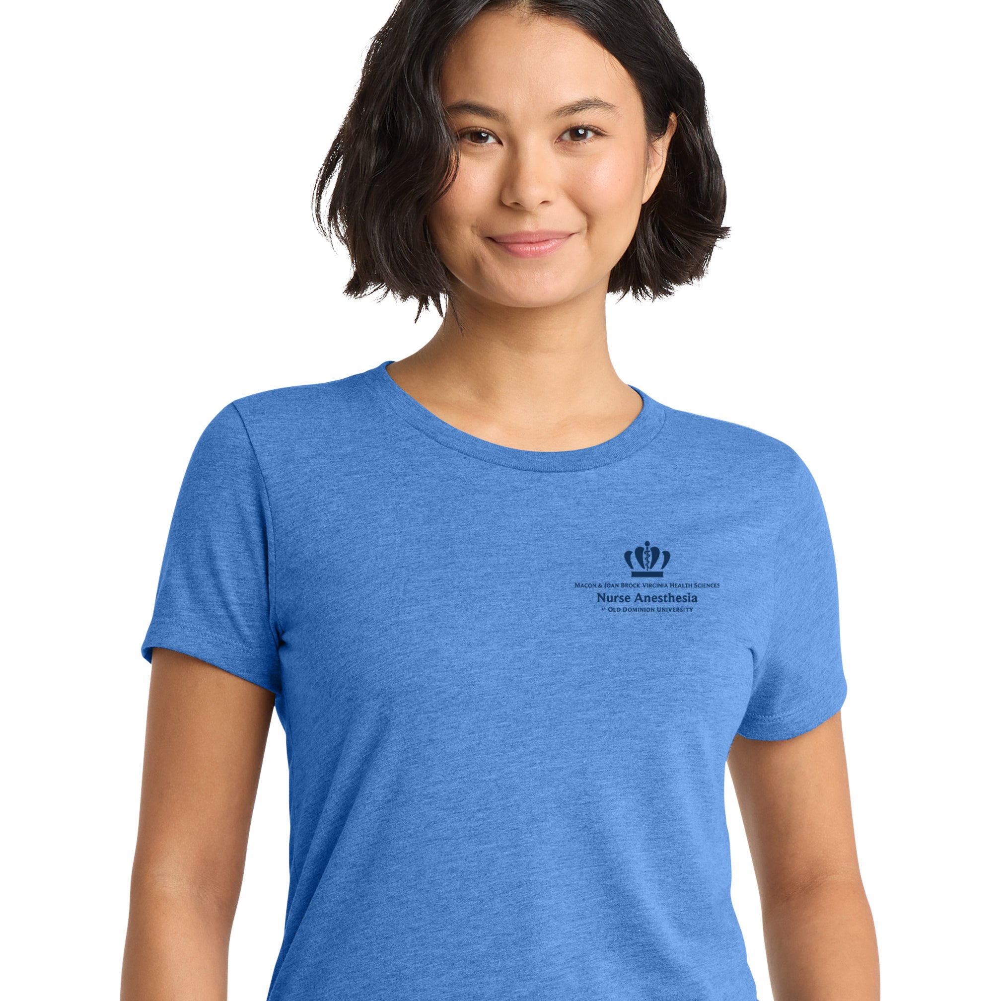 Old Dominion University, Nurse Anesthesia, Women’s Tri-Blend T - Shirt - Carolina Blue