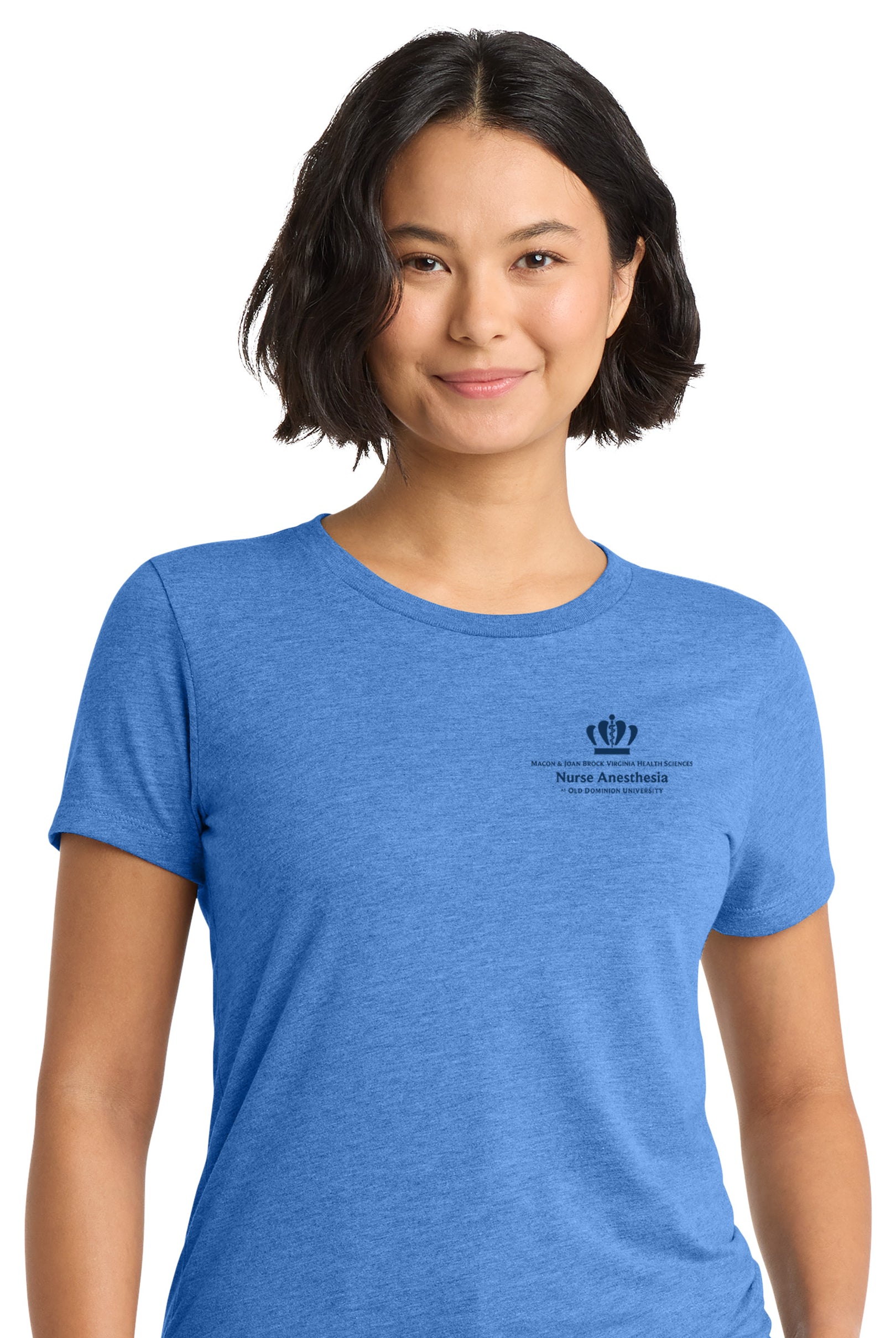 Old Dominion University, Nurse Anesthesia, Women’s Tri-Blend T - Shirt - Carolina Blue