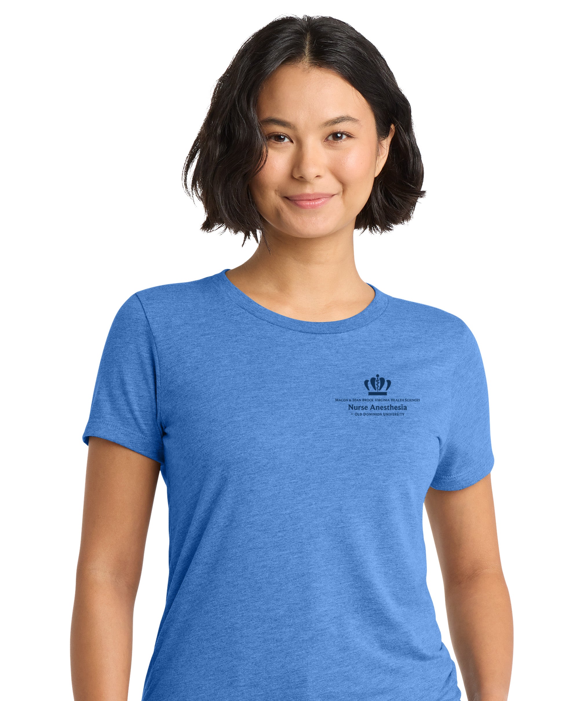 Old Dominion University, Nurse Anesthesia, Women’s Tri-Blend T - Shirt - Carolina Blue
