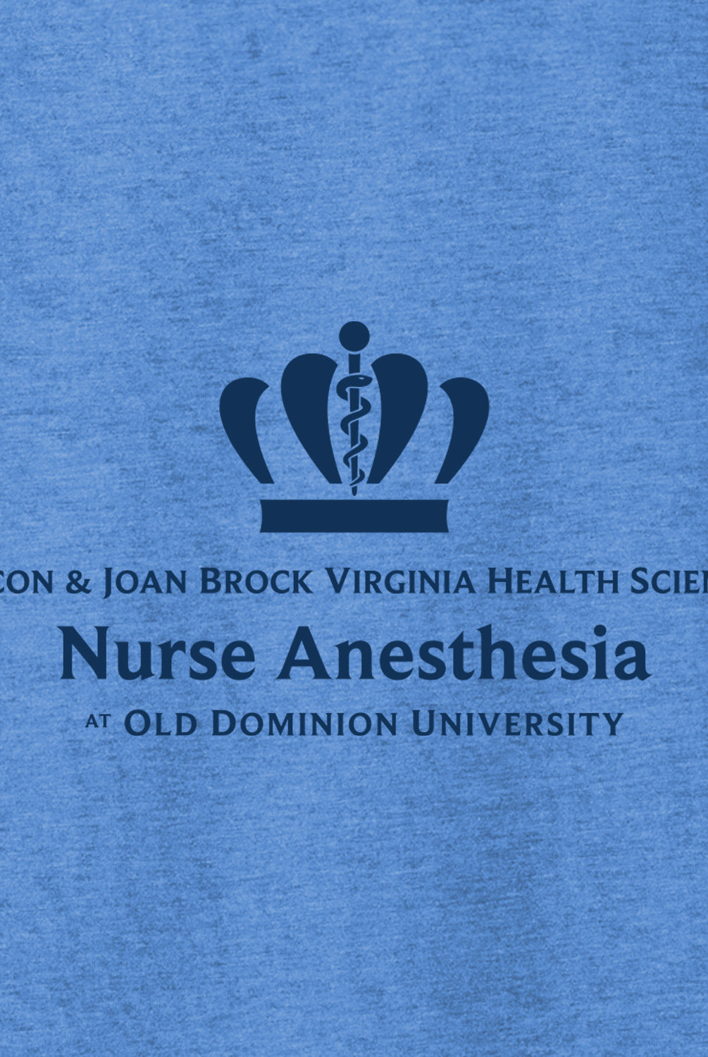 Old Dominion University, Nurse Anesthesia, Women’s Tri-Blend T - Shirt - Carolina Blue