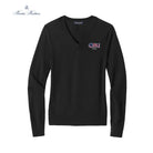 Old Dominion University, ODU Military - Alumni, Women’s Washable Merino V-Neck Sweater - Black
