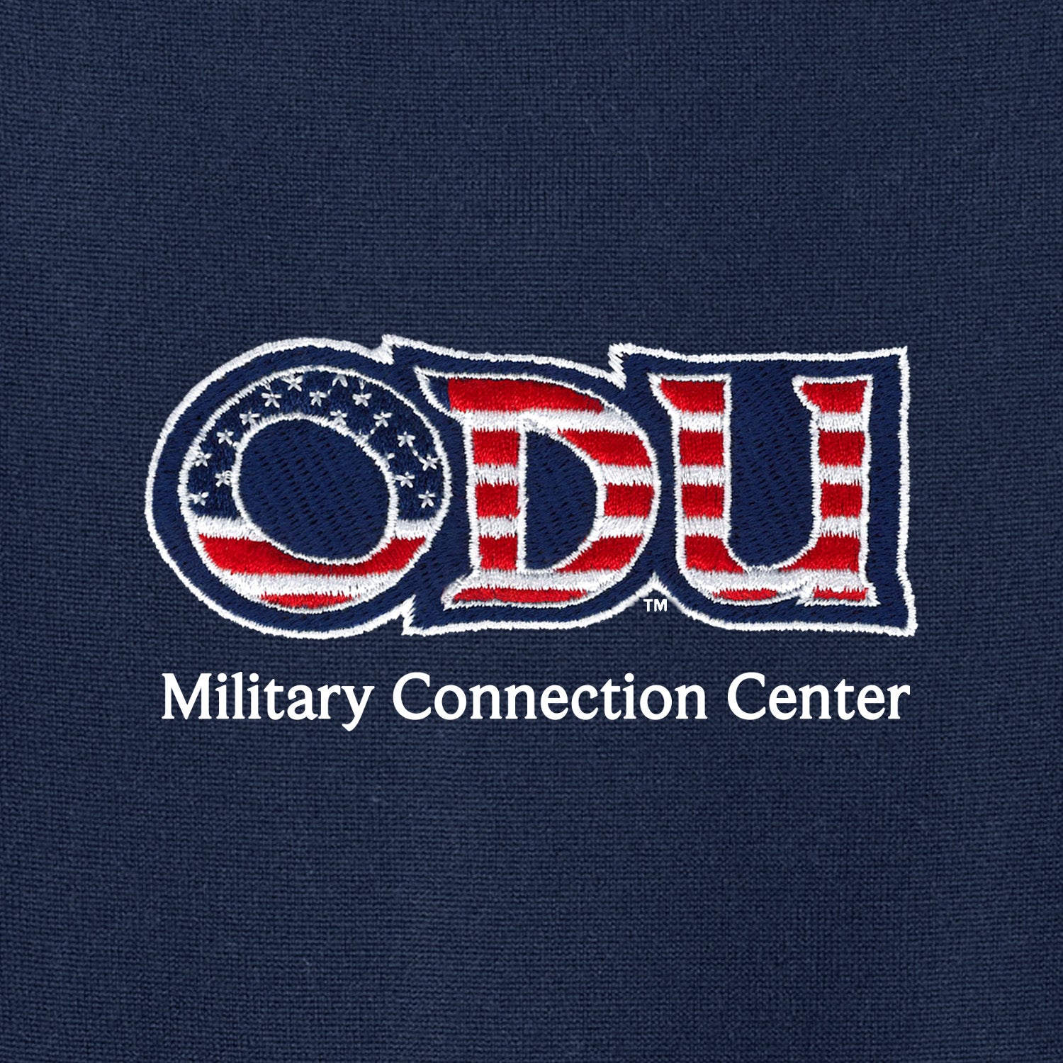 Old Dominion University, ODU Military -  Military Connection Center, Women’s Washable Merino V-Neck Sweater - Navy