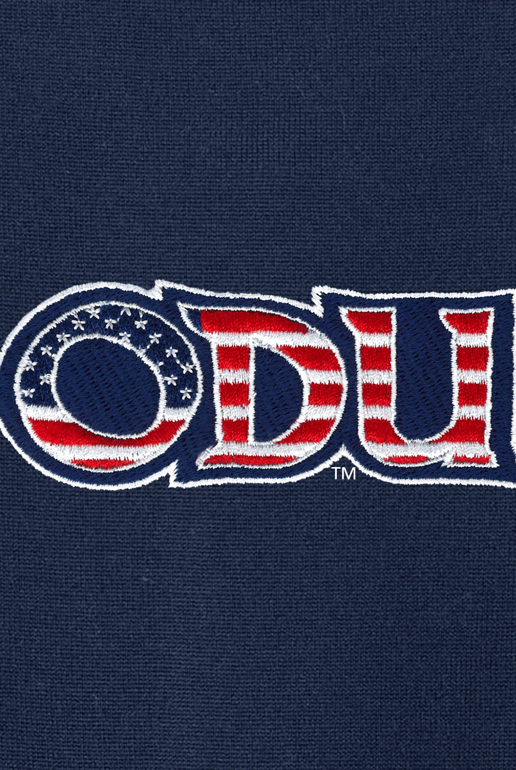 Old Dominion University, ODU Military - Military Logo, Women’s Washable Merino V-Neck Sweater - Navy