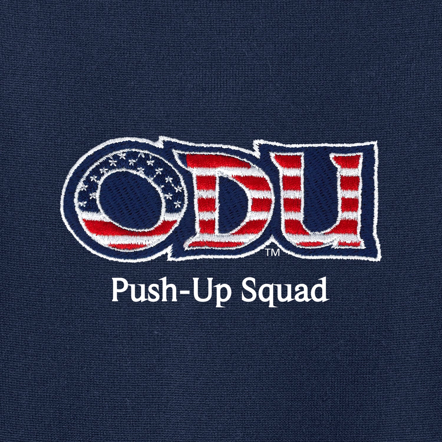 Old Dominion University, ODU Military - Push-Up squad Women’s Washable Merino V-Neck Sweater - Navy