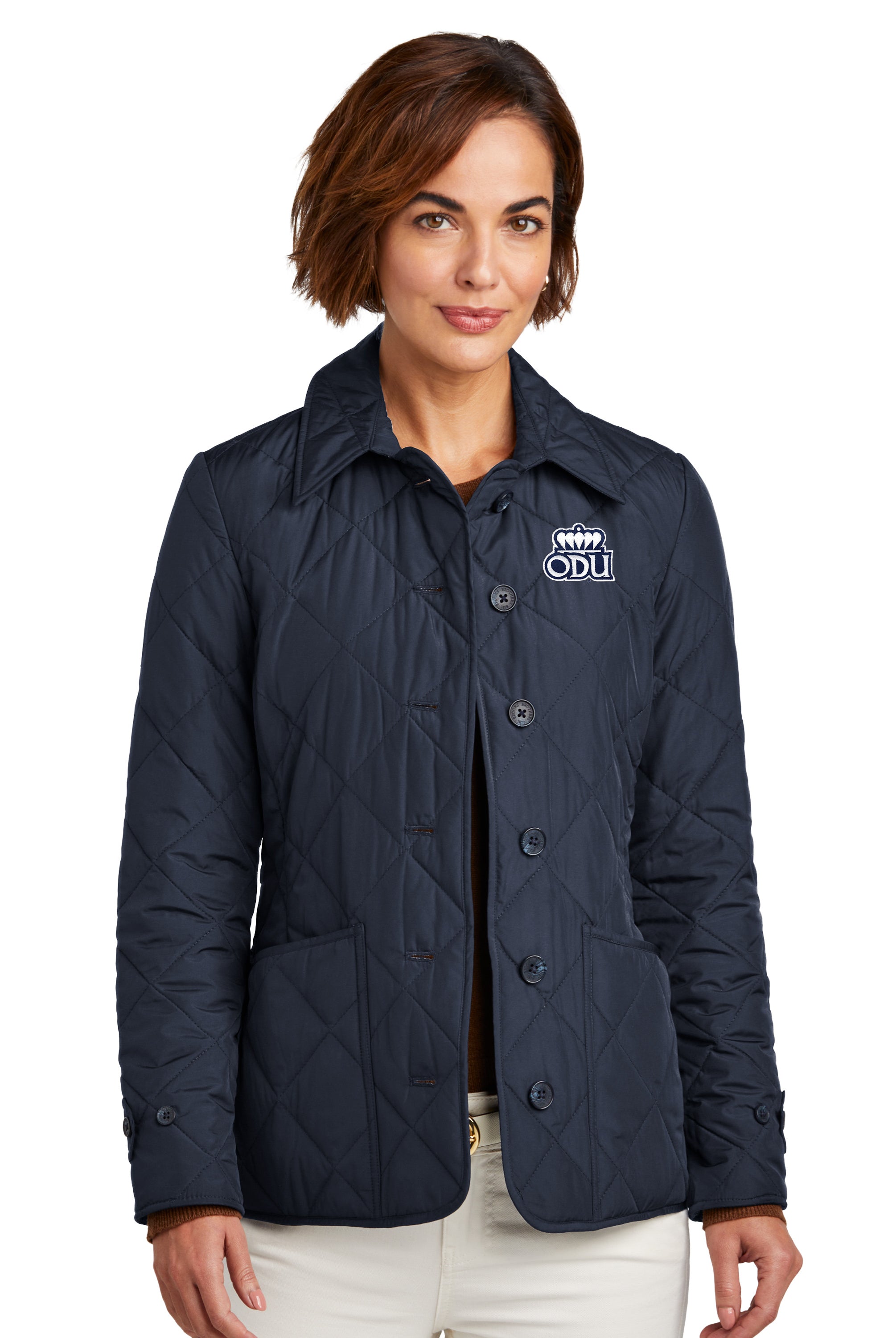 ODU Brooks Brothers® Women’s Quilted Jacket- Navy