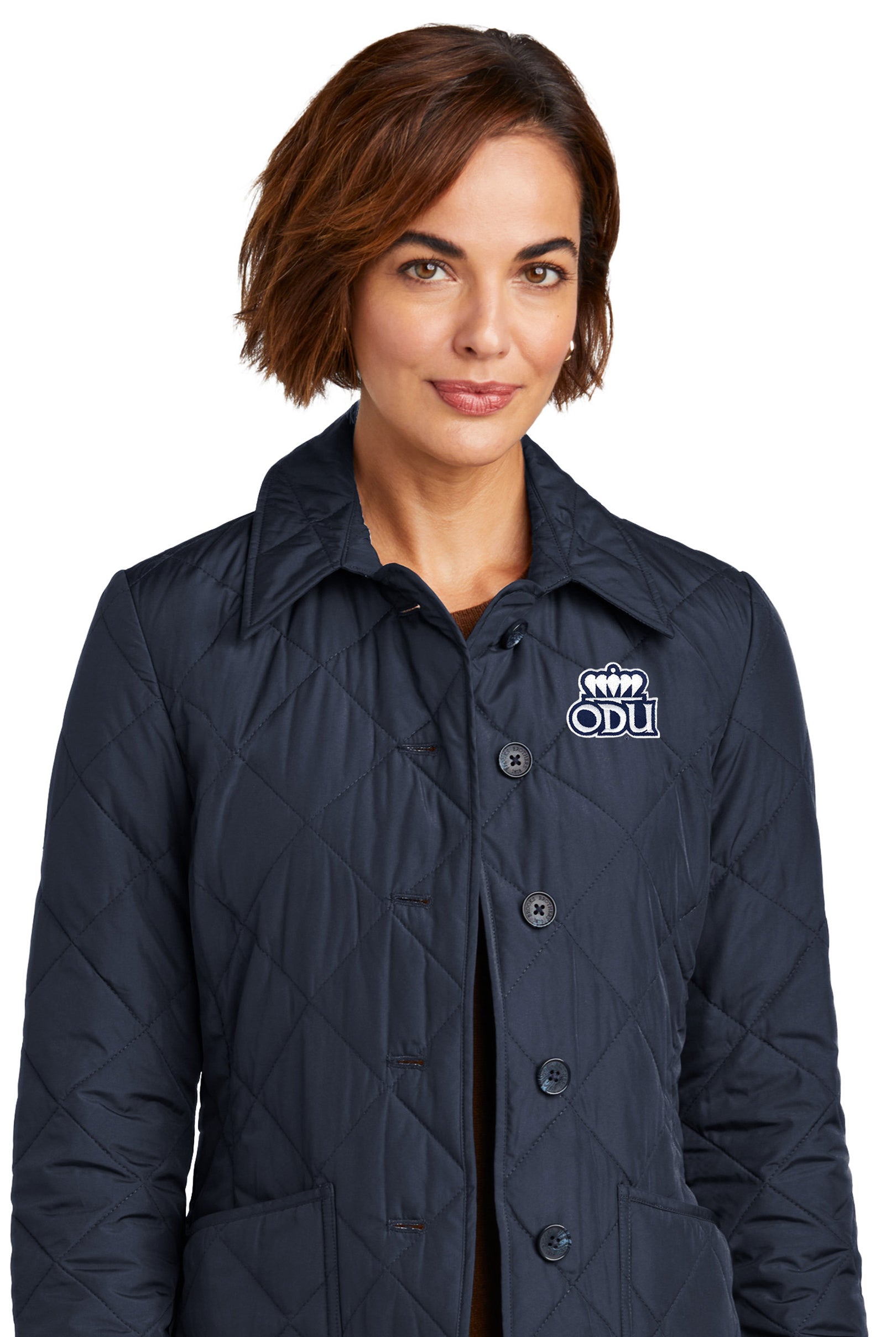 ODU Brooks Brothers® Women’s Quilted Jacket- Navy