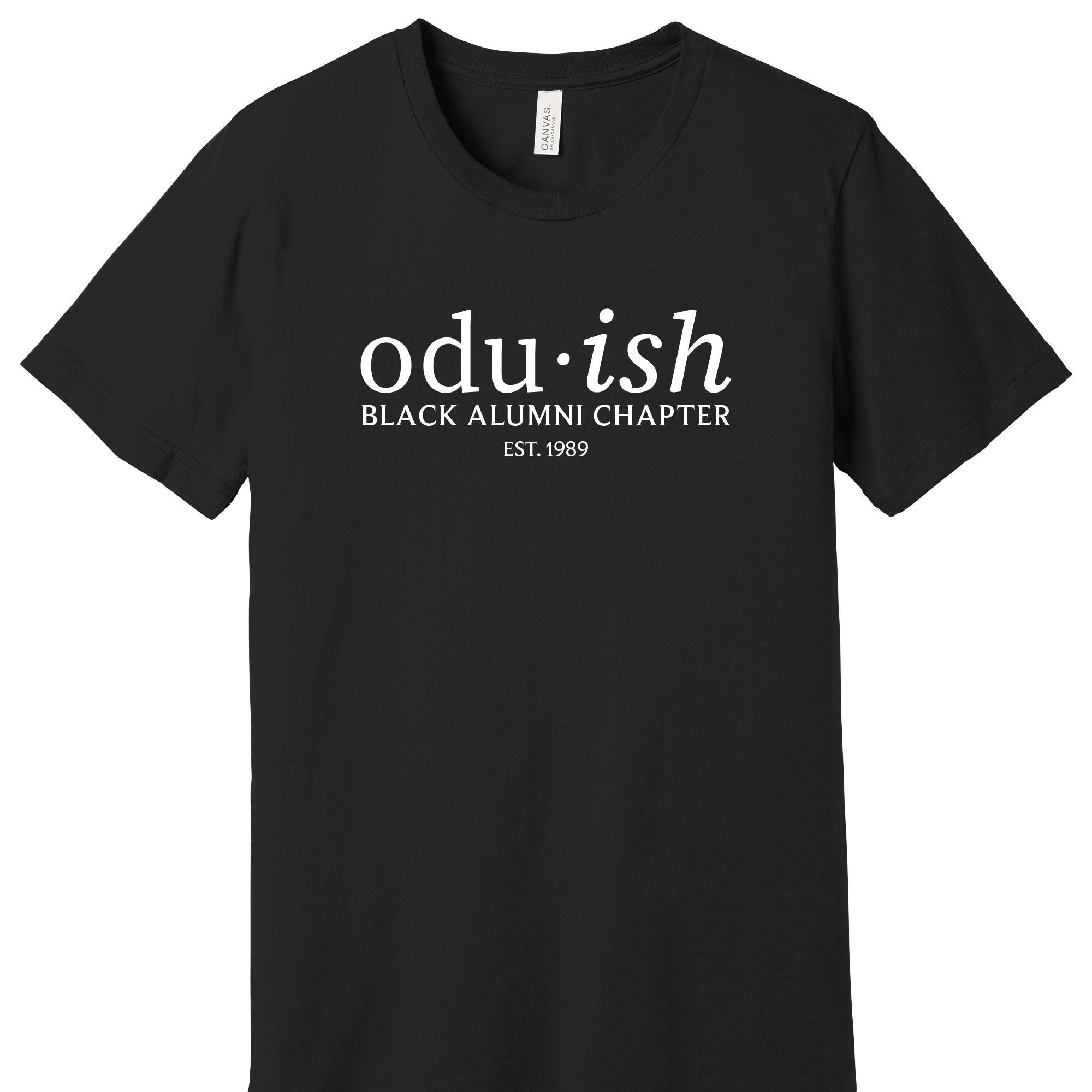 Old Dominion University, Black Alumni Chapter, odu-ish, BELLA+CANVAS ® Unisex Jersey Short Sleeve Tee- Black