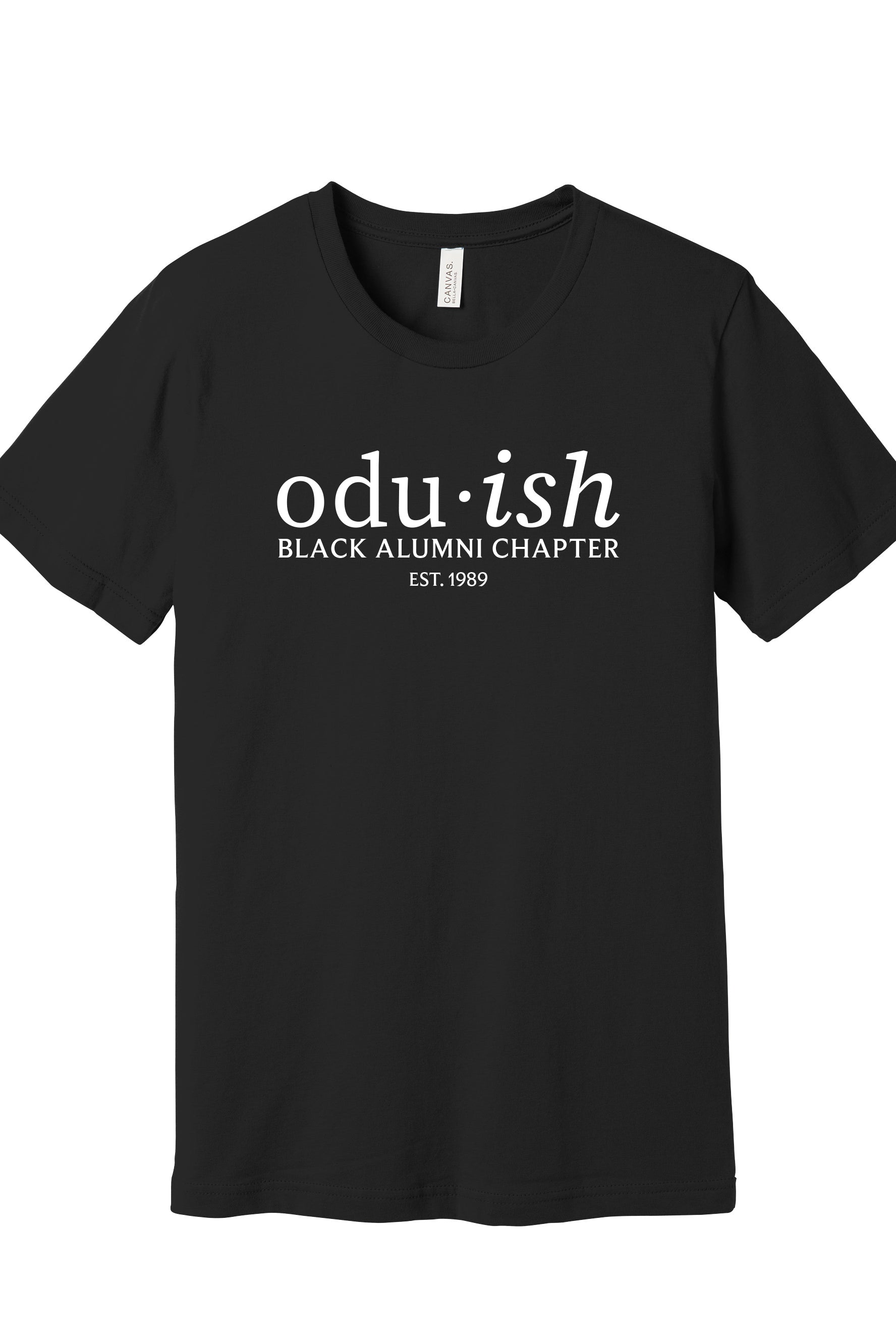 Old Dominion University, Black Alumni Chapter, odu-ish, BELLA+CANVAS ® Unisex Jersey Short Sleeve Tee- Black