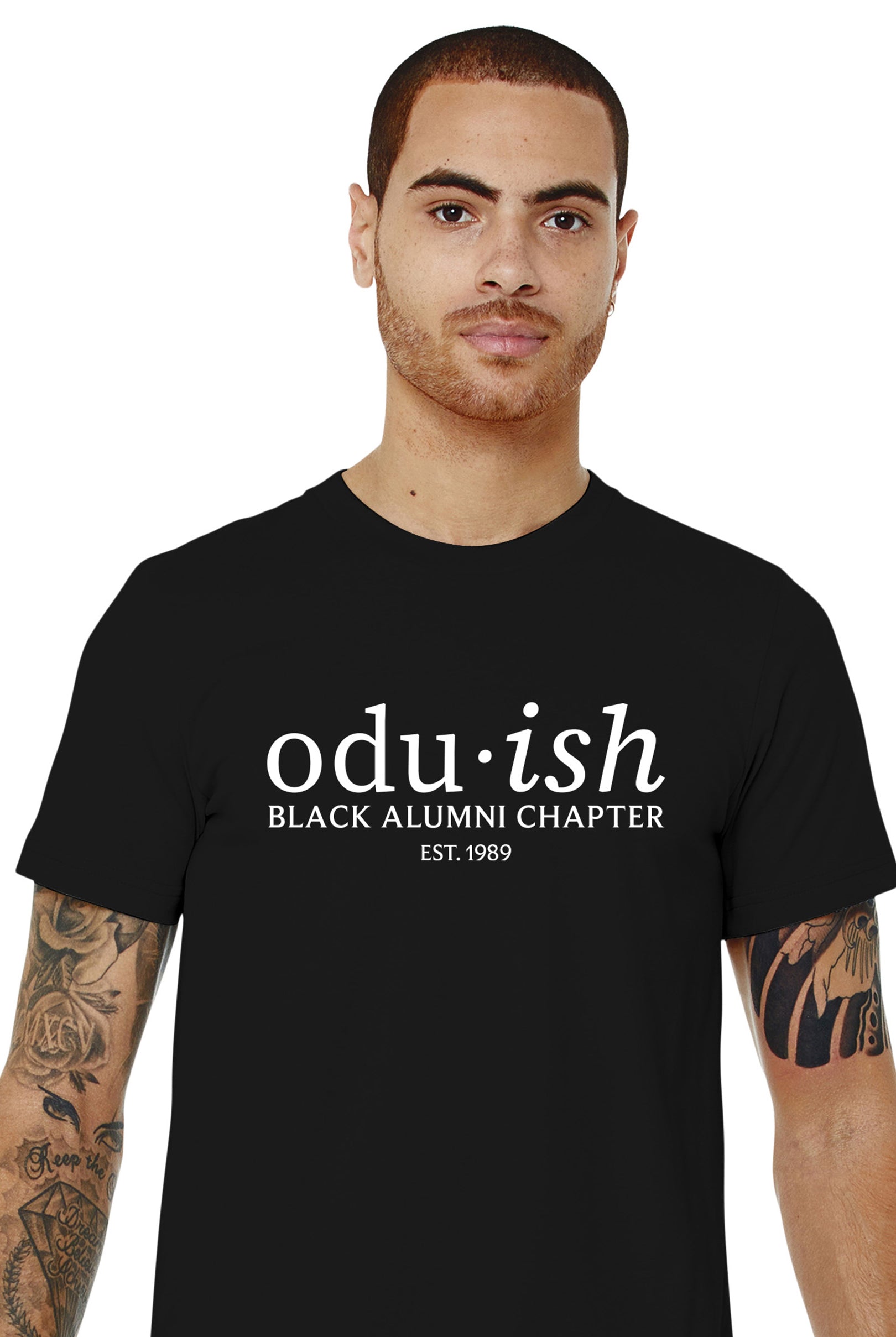 Old Dominion University, Black Alumni Chapter, odu-ish, BELLA+CANVAS ® Unisex Jersey Short Sleeve Tee- Black