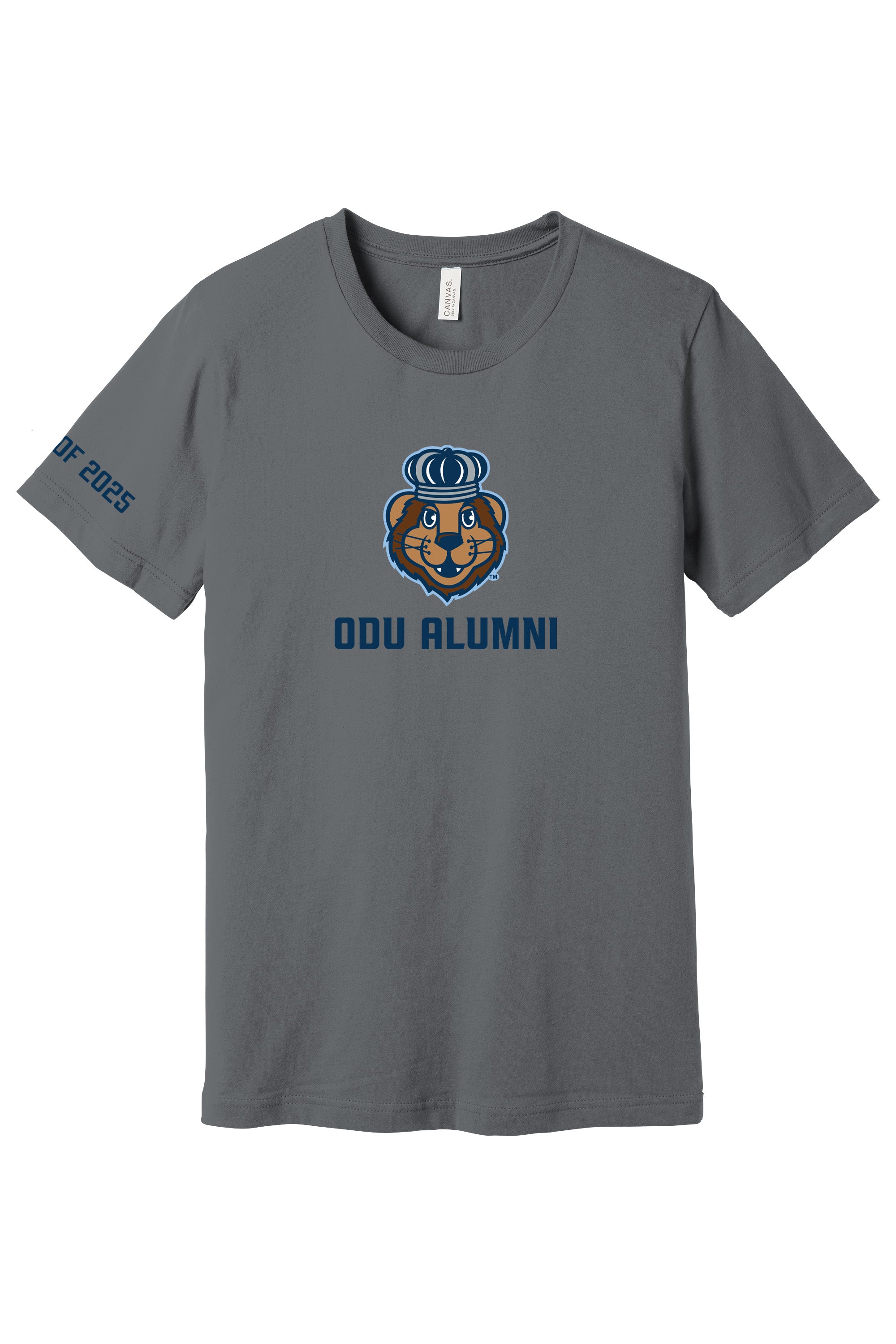 Official, Old Dominion University, Unisex Jersey Short Sleeve T-Shirt - Gray