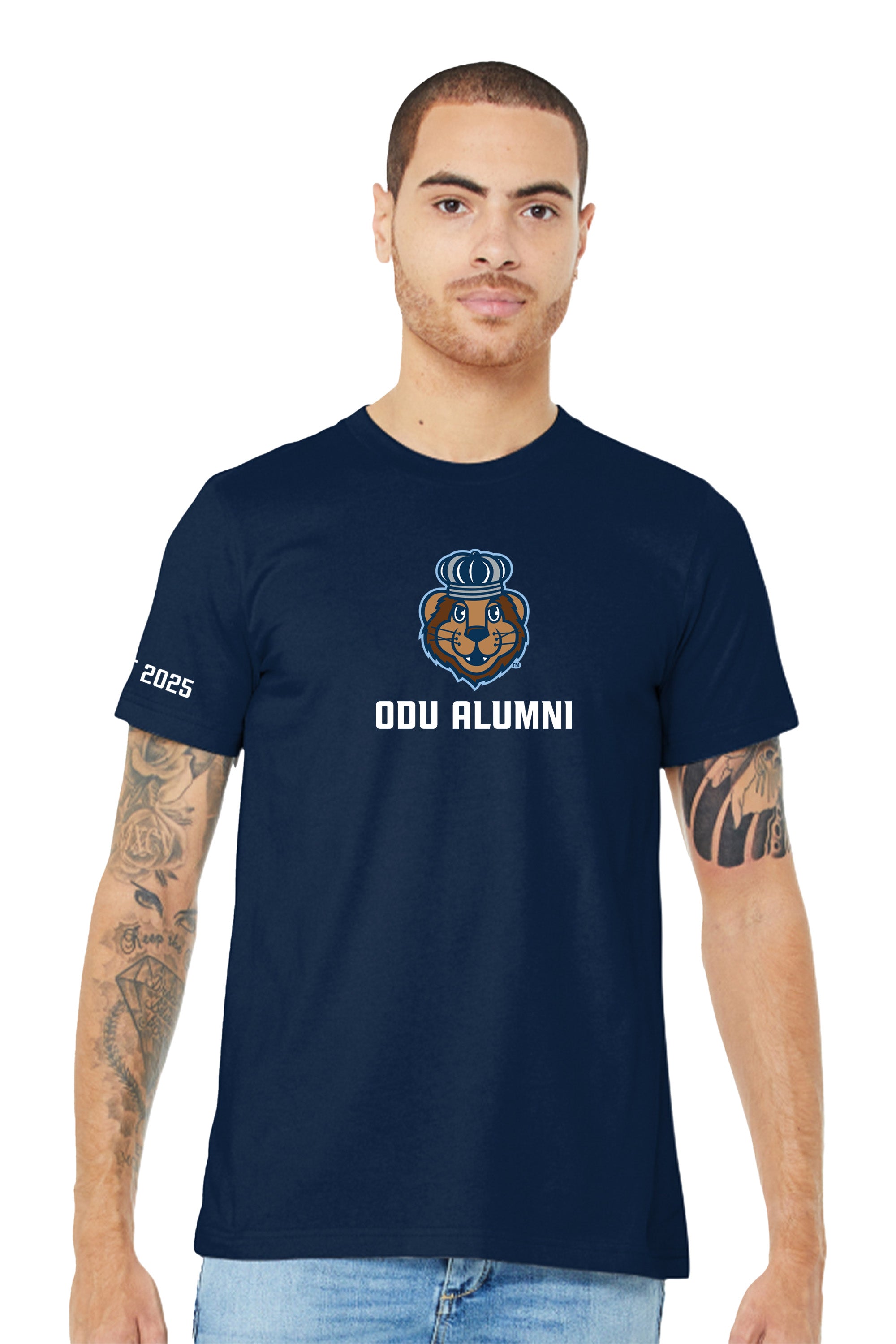 Official, Old Dominion University, Unisex Jersey Short Sleeve T-Shirt - Navy