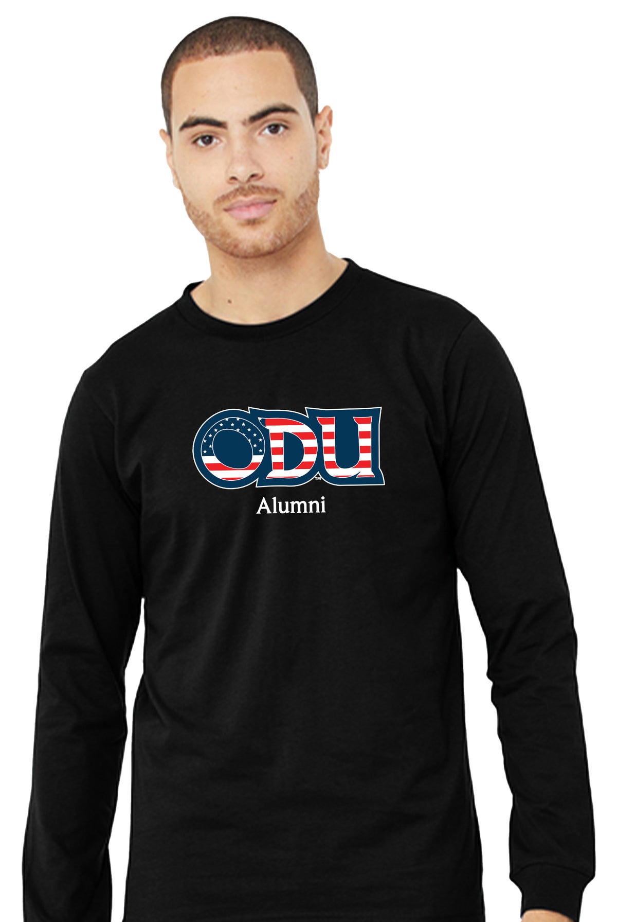 Old Dominion University, ODU Military - Alumni, Unisex Jersey Long Sleeve T-Shirt - Black