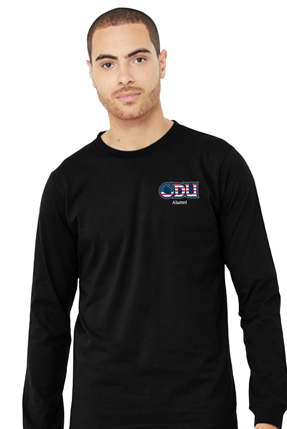 Old Dominion University, ODU Military - Alumni, Unisex Jersey Long Sleeve T-Shit - Black