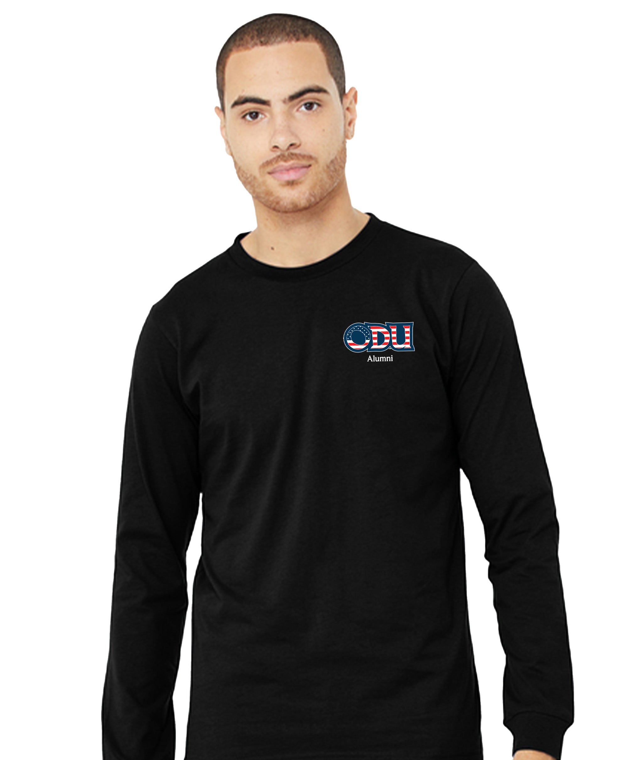 Old Dominion University, ODU Military - Alumni, Unisex Jersey Long Sleeve T-Shit - Black
