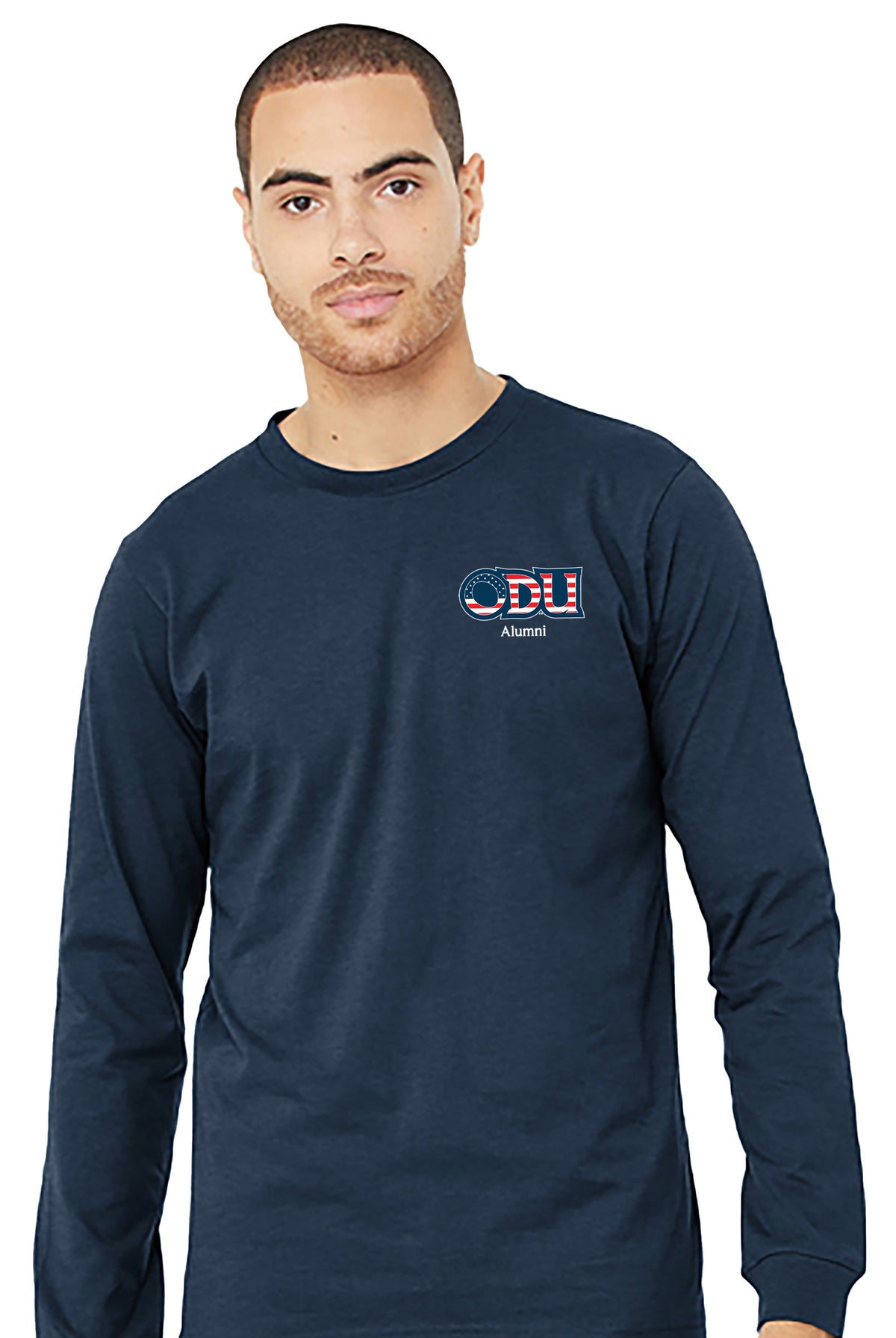 Old Dominion University, ODU Military - Alumni, Unisex Jersey Long Sleeve T-Shit - Navy