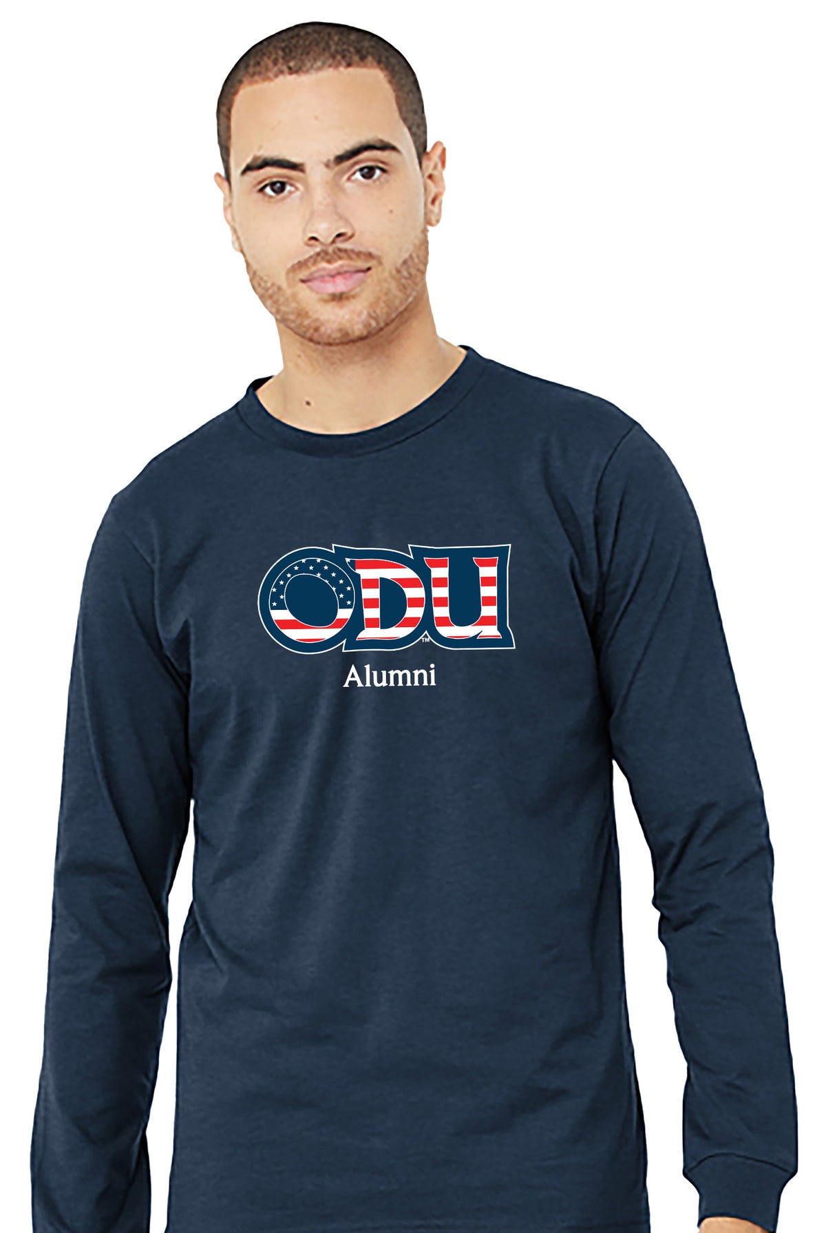 Old Dominion University, ODU Military - Alumni, Unisex Jersey Long Sleeve T-Shirt - Navy