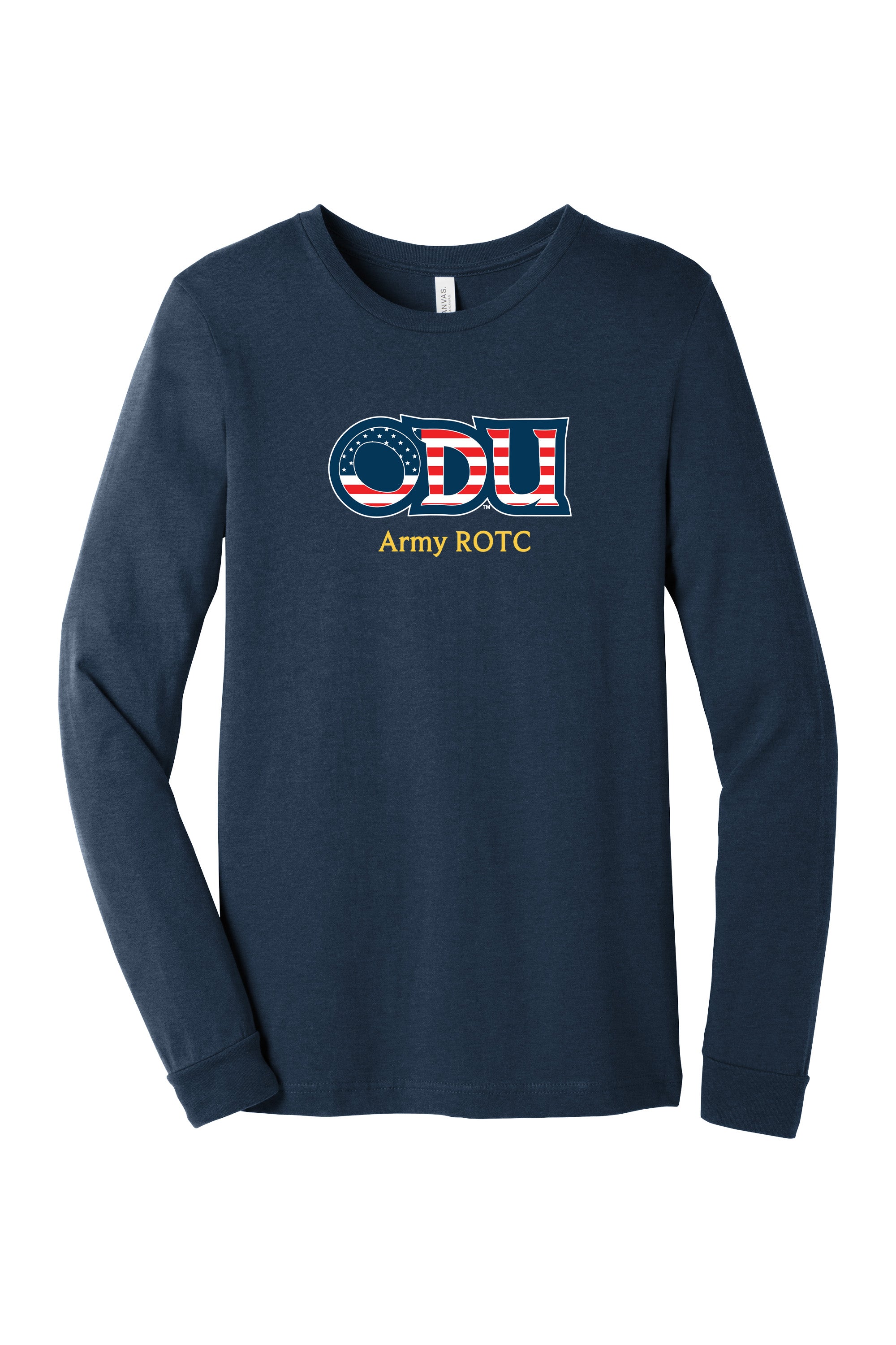 Old Dominion University, ODU Military - Army ROTC, Unisex Jersey Long Sleeve T-Shirt - Navy