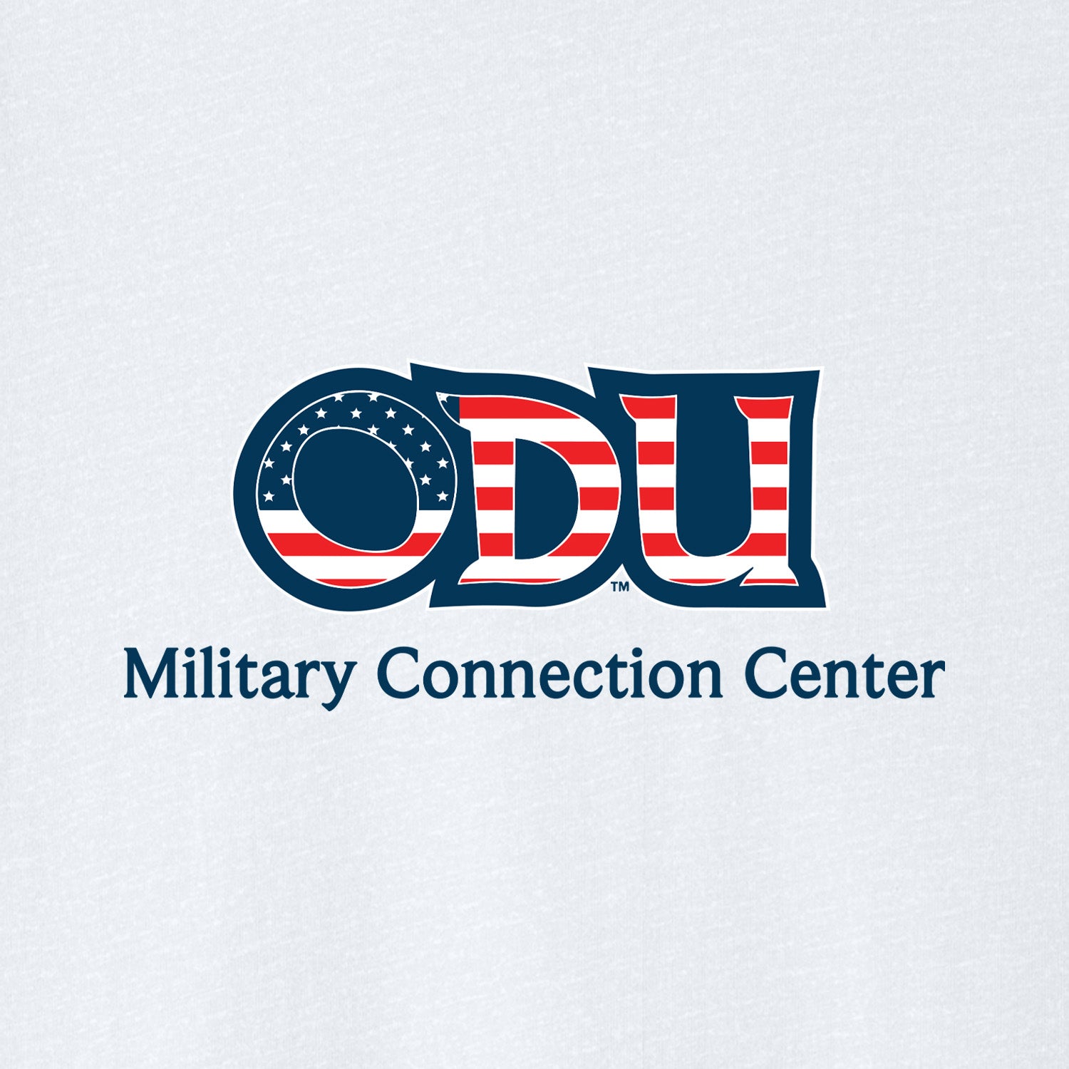Old Dominion University, ODU Military - Military Connection Center, Unisex Jersey Long Sleeve T-Shirt -White
