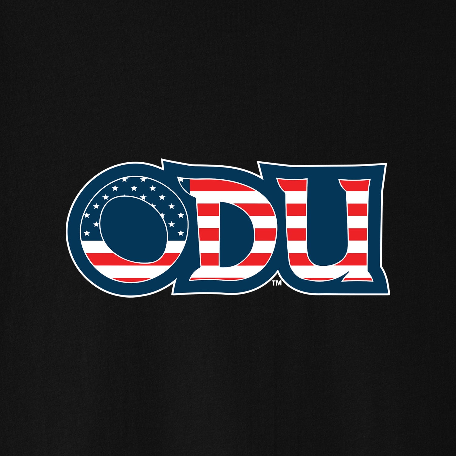 Old Dominion University, ODU Military - Military Logo, Unisex Jersey Long Sleeve T-Shirt - Black