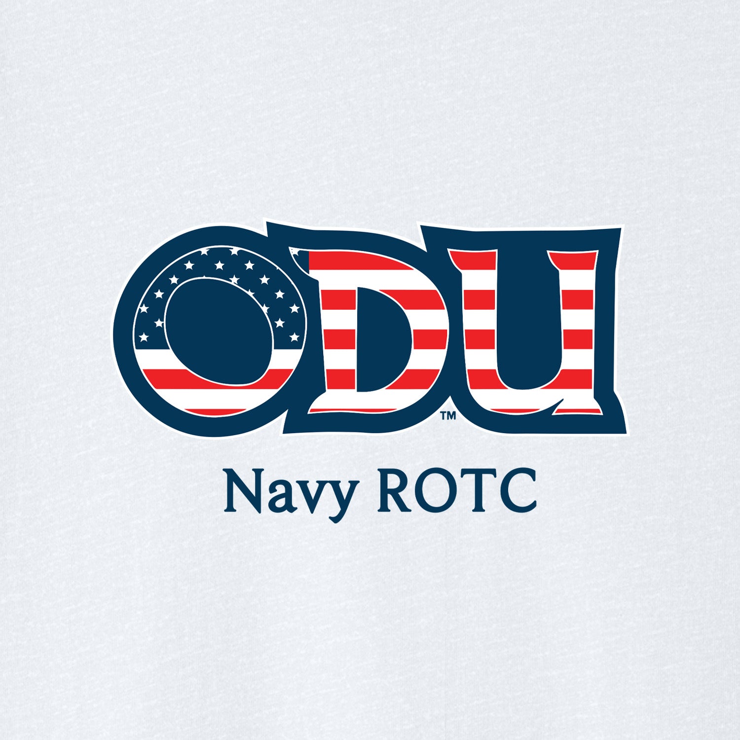 Old Dominion University, ODU Military - Navy ROTC, Unisex Jersey Long Sleeve T-Shirt - White