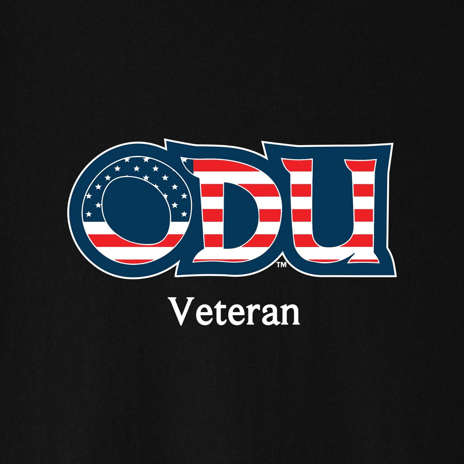Old Dominion University, ODU Military - Veteran, Unisex Jersey Long Sleeve T-Shirt - Black