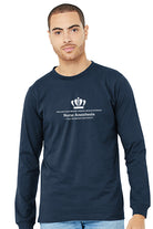 Old Dominion University, Full Logo, Nurse Anesthesia, Unisex Heather CVC Long Sleeve Tee - Navy