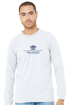 Old Dominion University, Full Logo, Nurse Anesthesia, Unisex Heather CVC Long Sleeve Tee - White