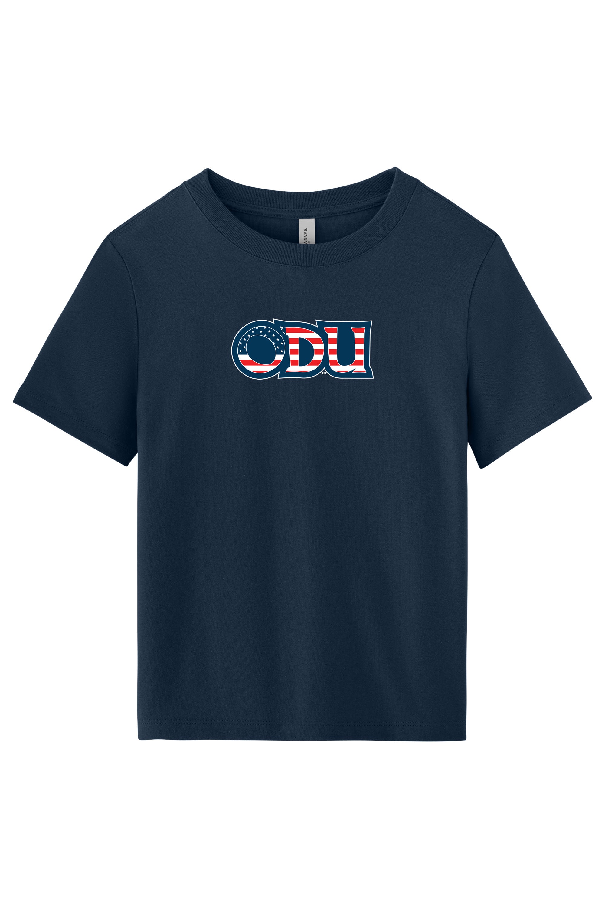 Old Dominion University, ODU Military, BELLA+CANVAS® Women’s 6-Ounce Heavyweight T-Shirt - Navy