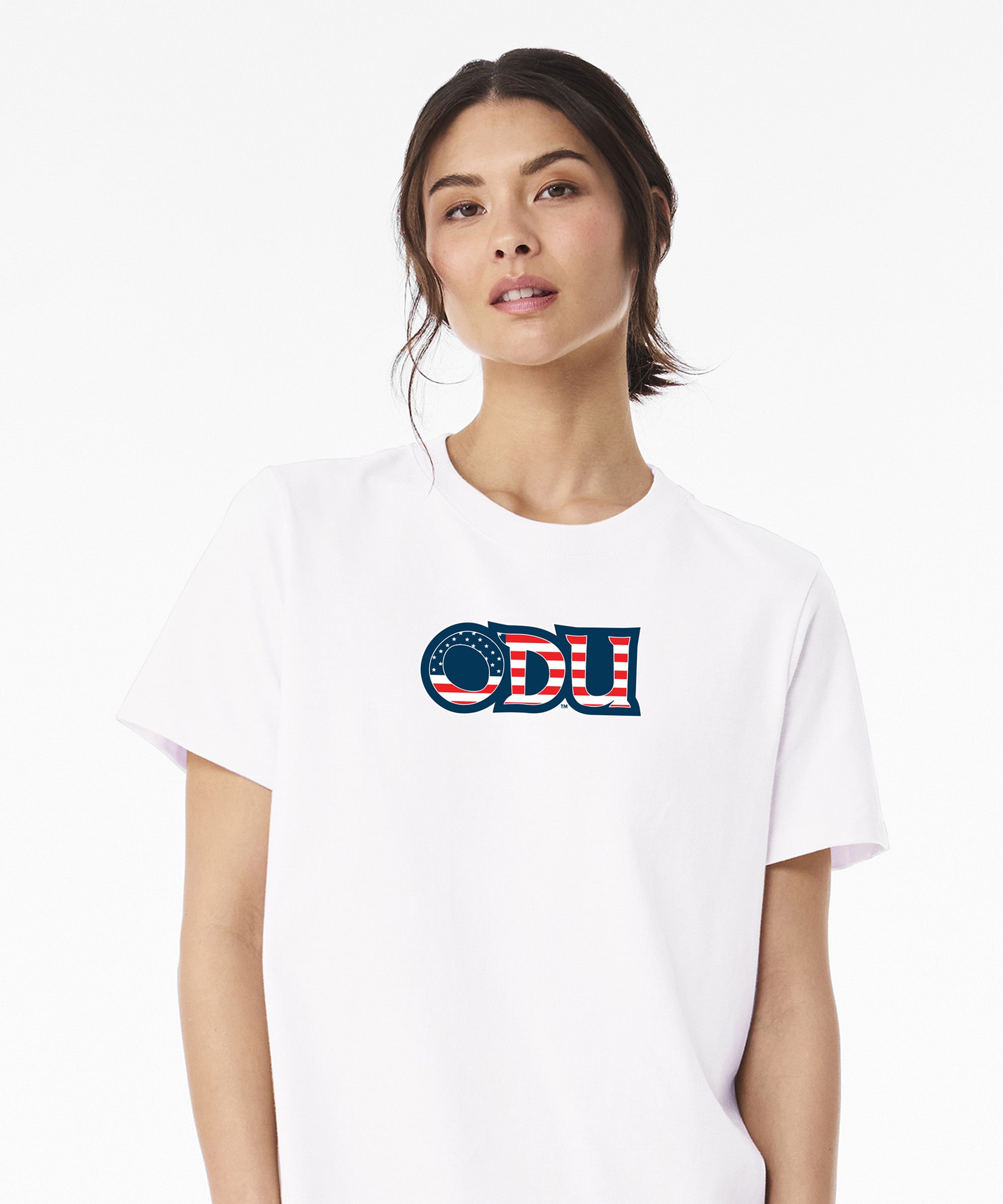 Old Dominion University, ODU Military, BELLA+CANVAS® Women’s 6-Ounce Heavyweight T-Shirt - White