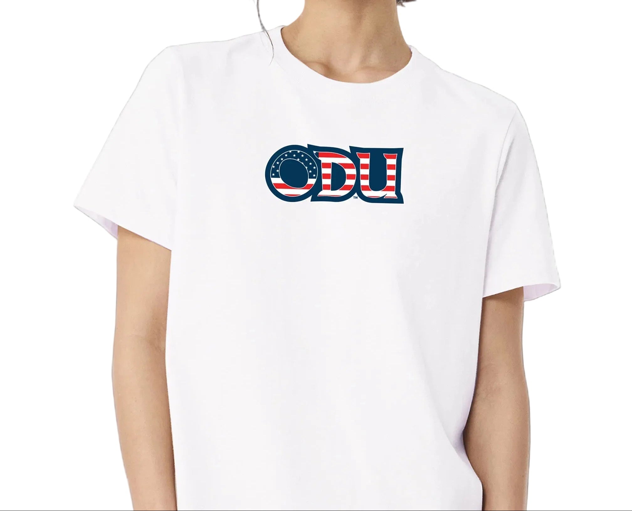 Old Dominion University, ODU Military, BELLA+CANVAS® Women’s 6-Ounce Heavyweight T-Shirt - White