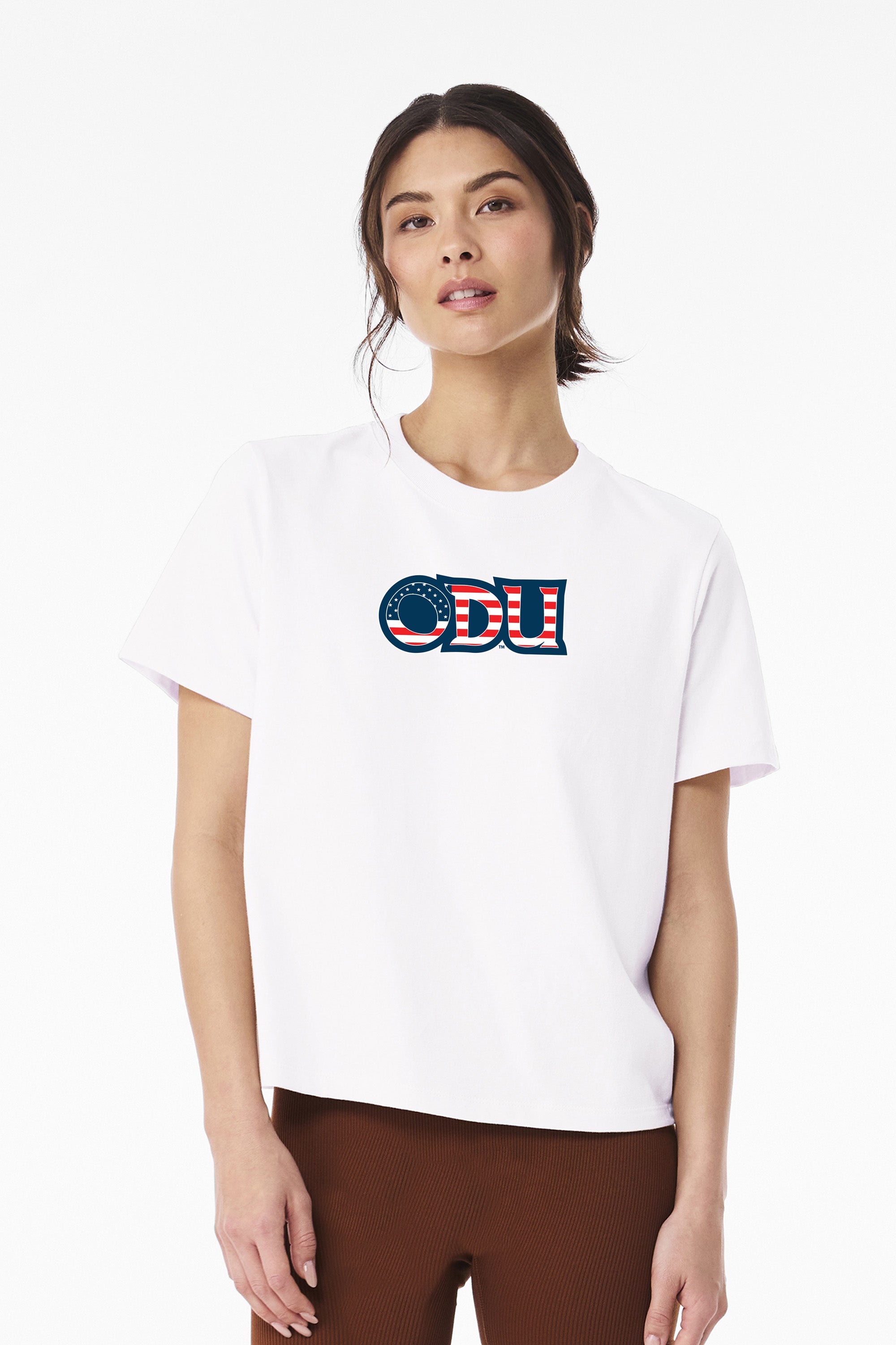 Old Dominion University, ODU Military, BELLA+CANVAS® Women’s 6-Ounce Heavyweight T-Shirt - White