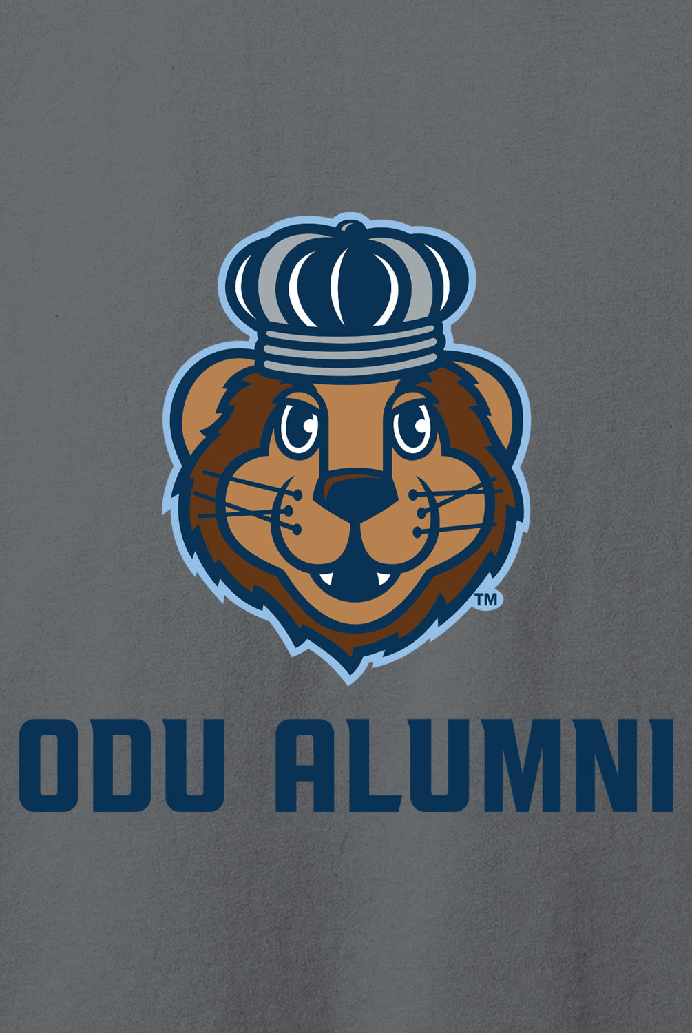 Official, Old Dominion University, Unisex Jersey Short Sleeve T-Shirt - Gray