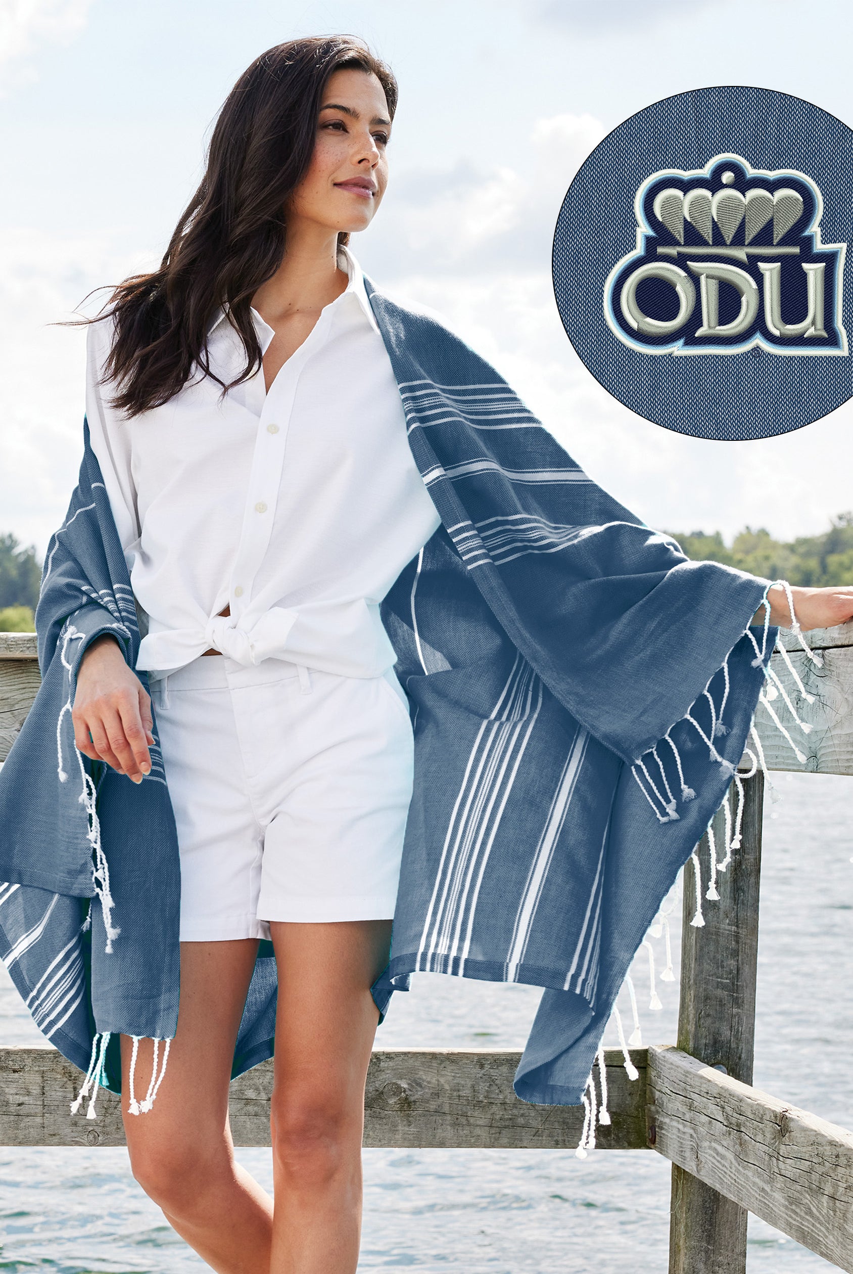 Old Dominion University, ODU Logo, Cali Throw
