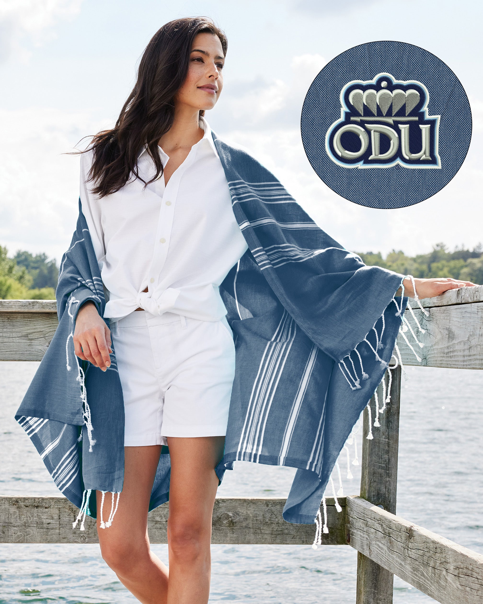 Old Dominion University, ODU Logo, Cali Throw