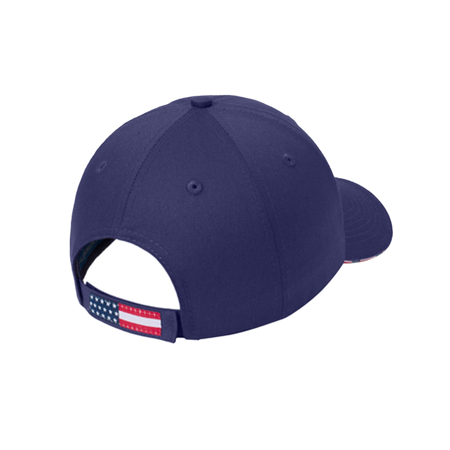 Old Dominion University, ODU Military - Military Logo, Americana Flag Sandwich Cap - Navy