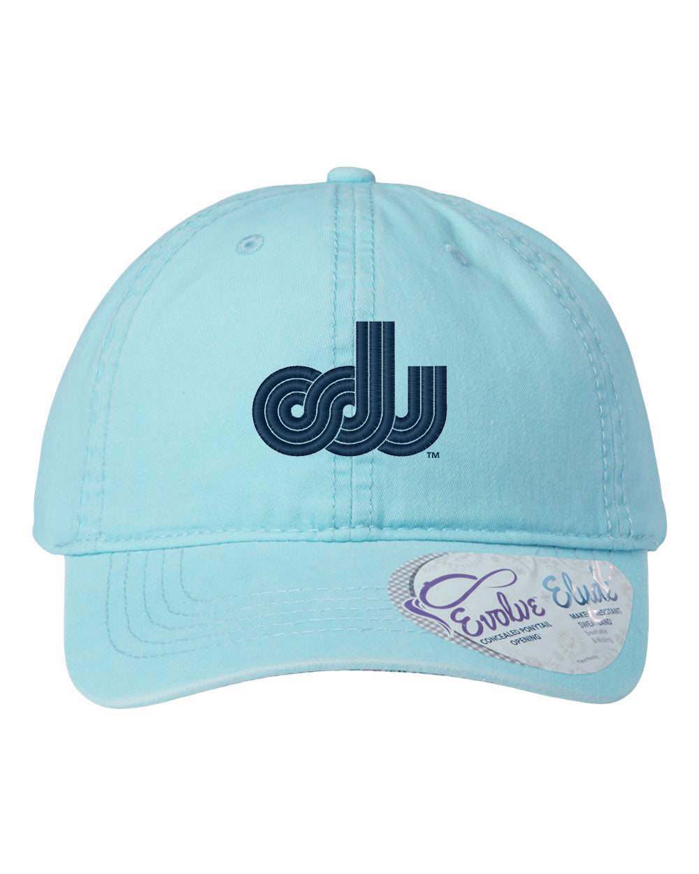 Old Dominion University, ODU Vintage, Women's Pigment-Dyed with Fashion Undervisor Cap Hudson Blue