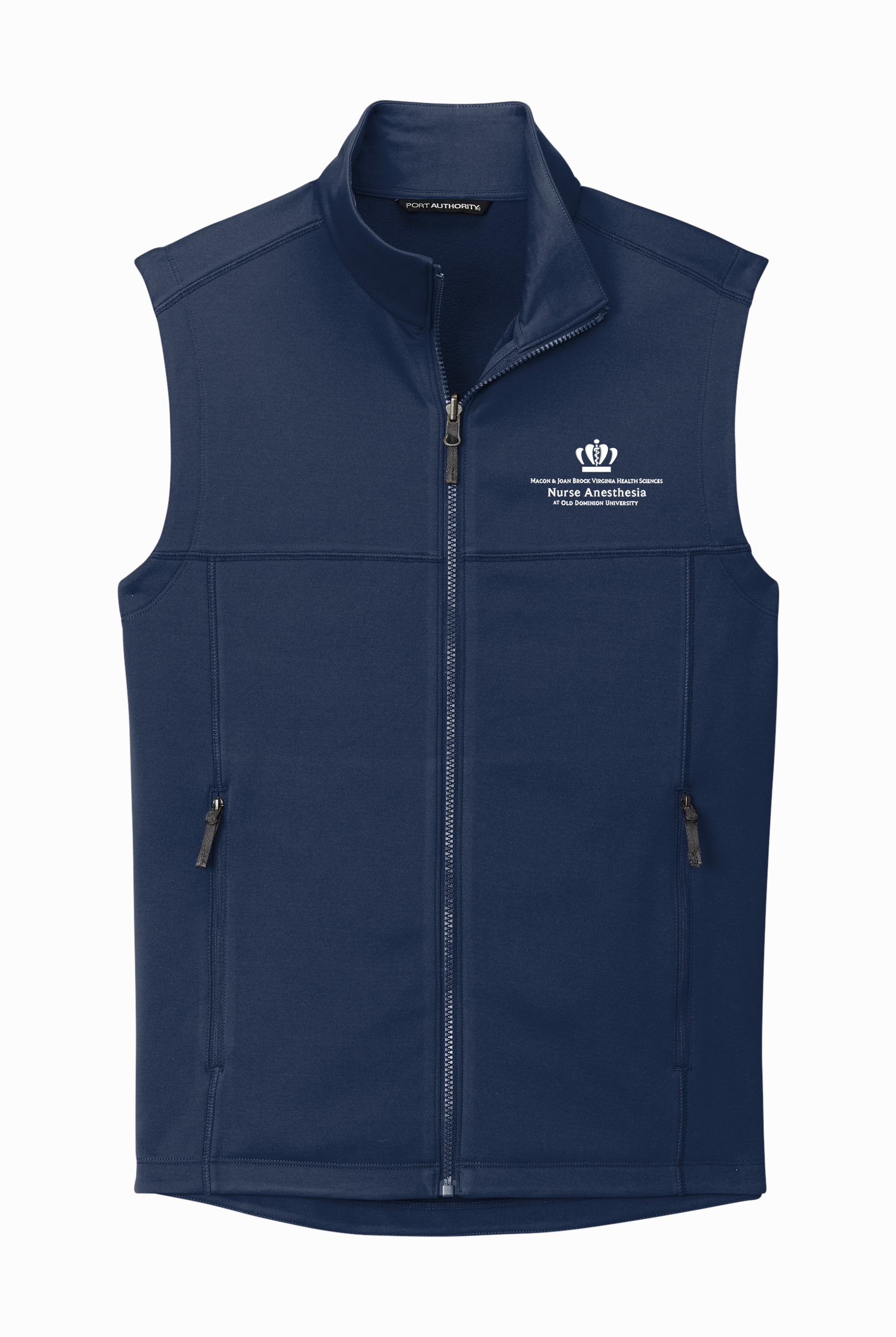 Old Dominion University, ODU, Port Authority® Collective Smooth Fleece Vest - Navy