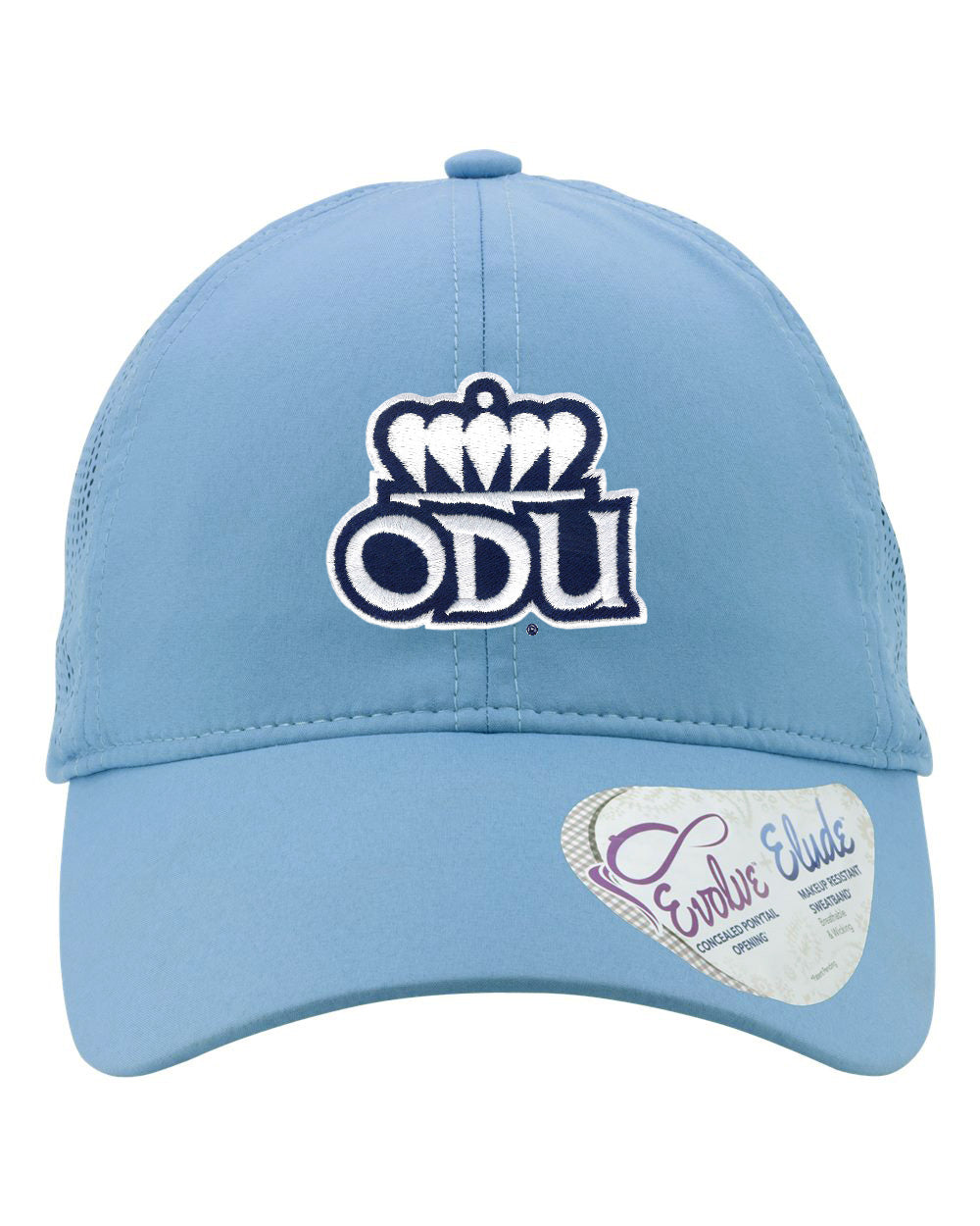 Old Dominion University, ODU Crown, Women's Perforated Performance Cap Hudson Blue