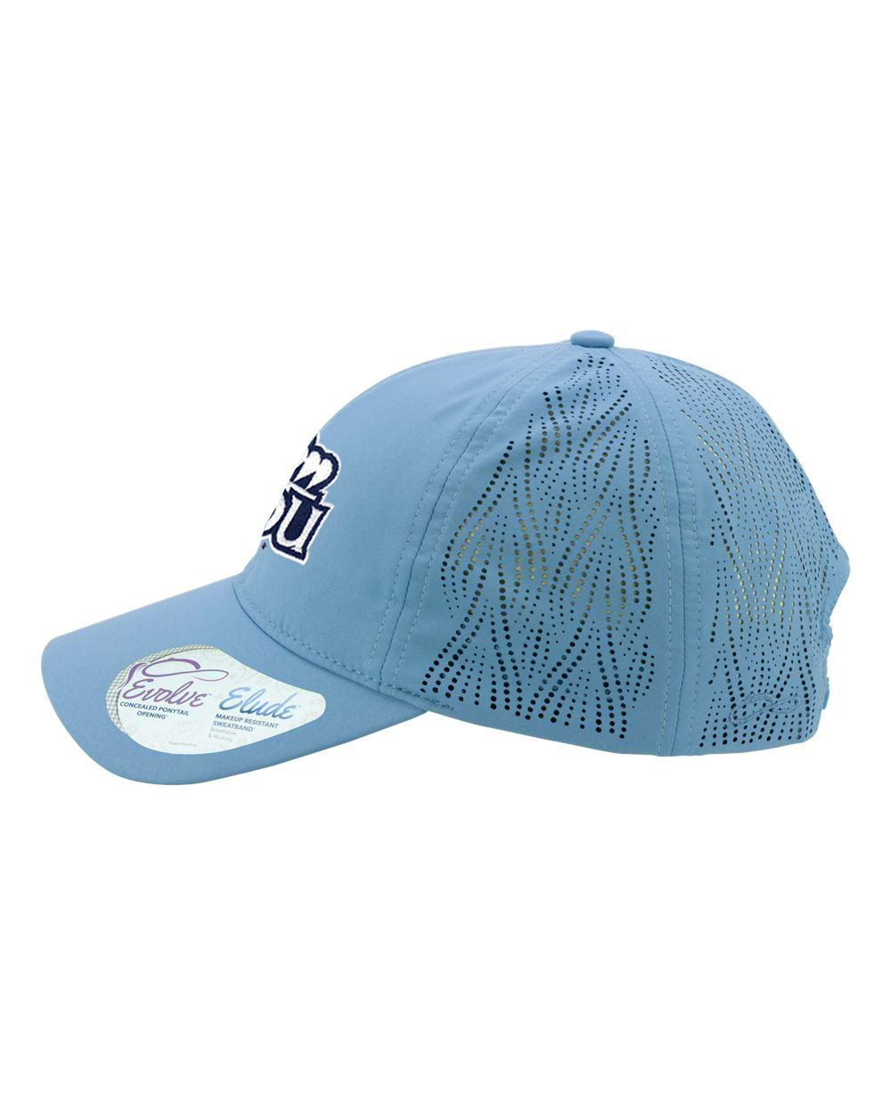 Old Dominion University, ODU Crown, Women's Perforated Performance Cap Hudson Blue