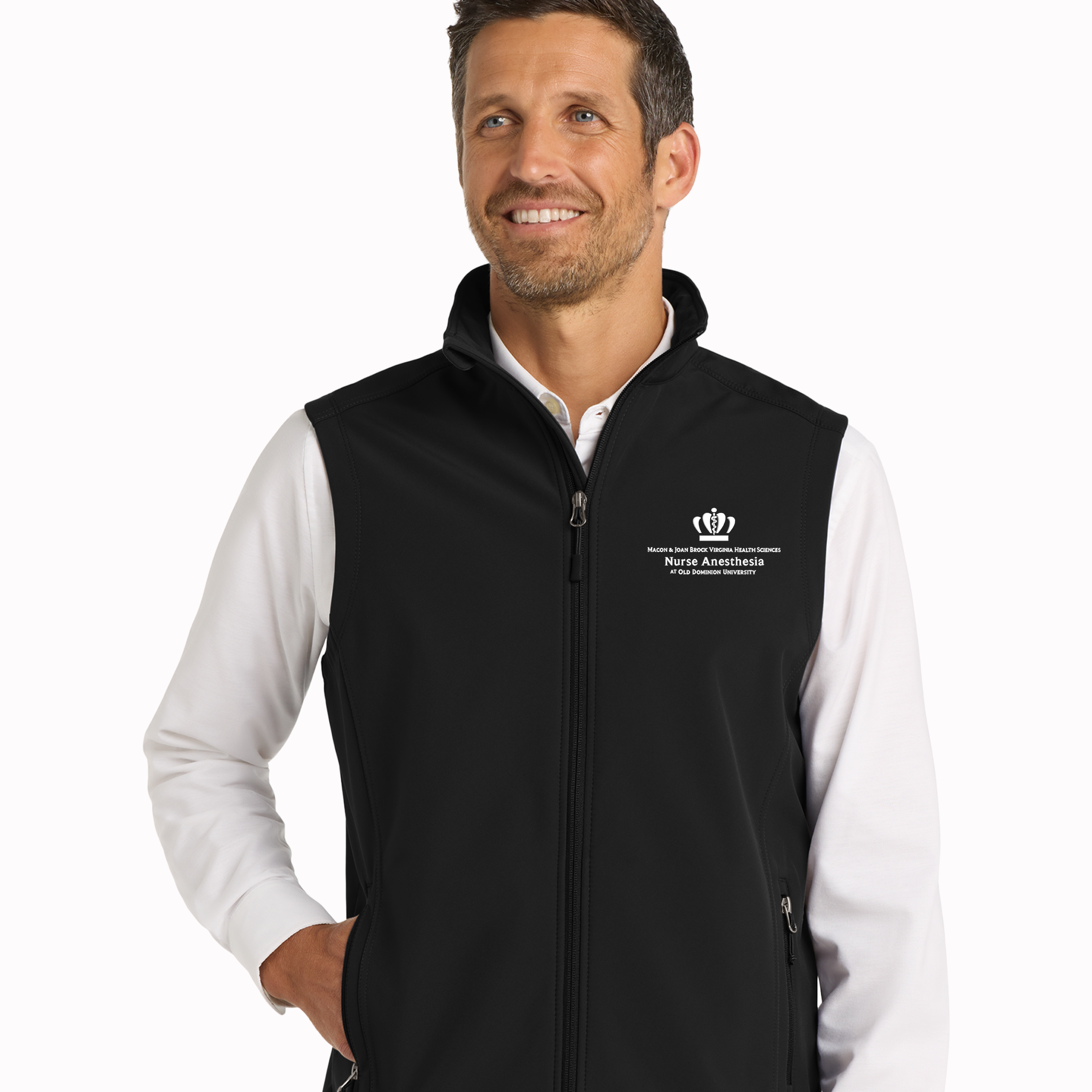 Old Dominion University, Port Authority® Core Soft Shell Vest - Black